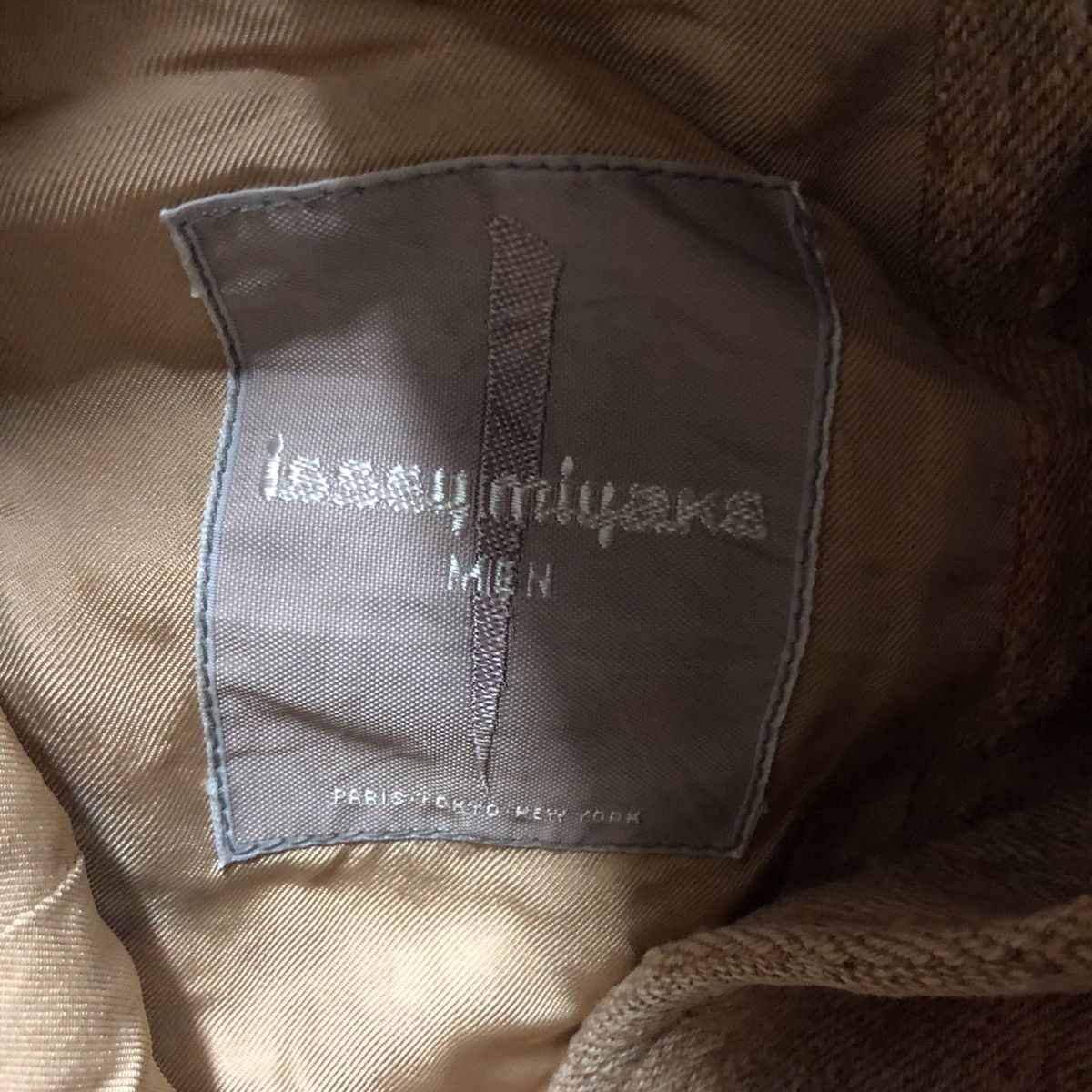 Issey miyake man dirty design double collar jacket - 3