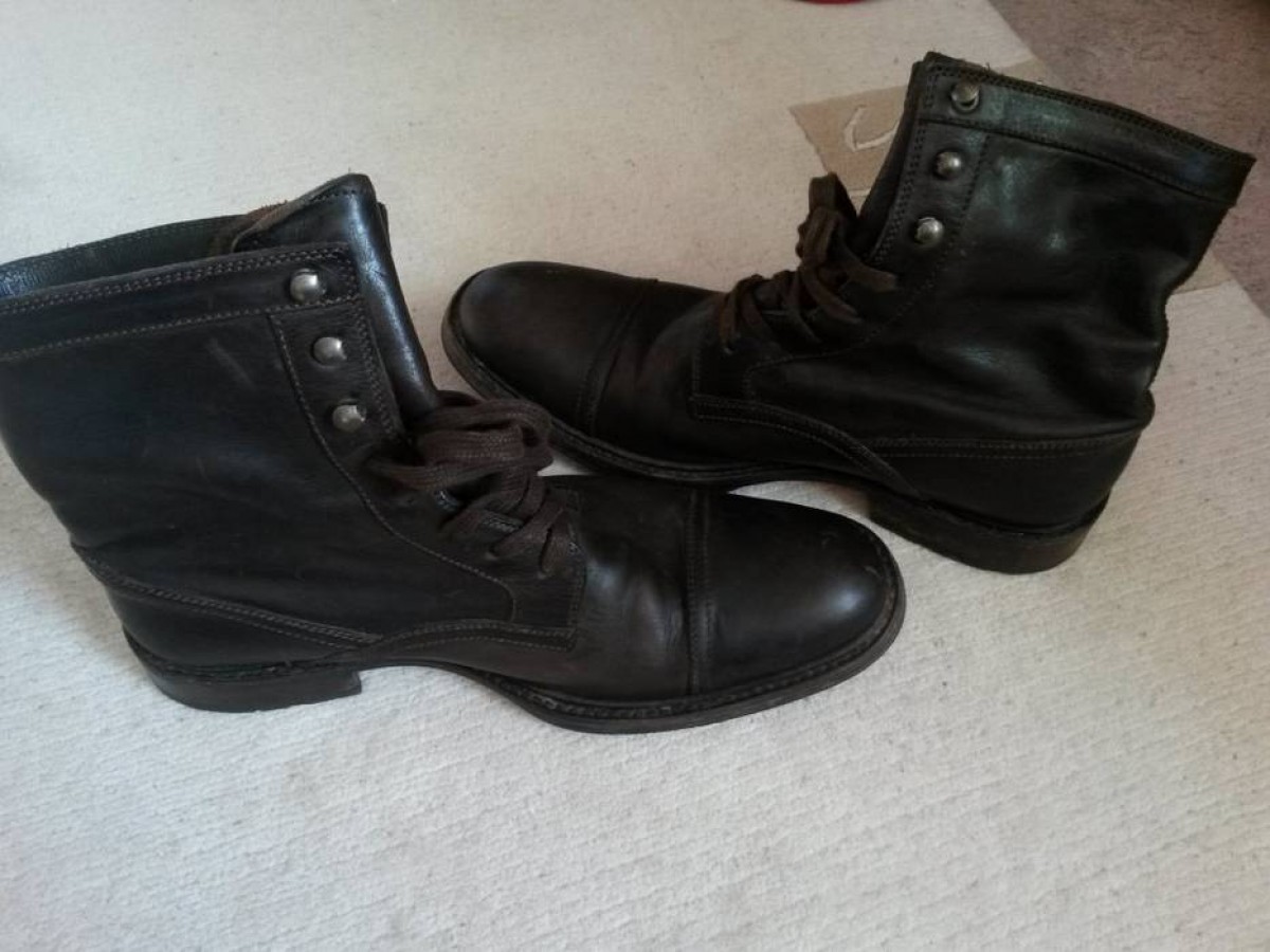 N.D.C. Made By Hand - Handmade Italian Brown Leather Boots EU40 - 5