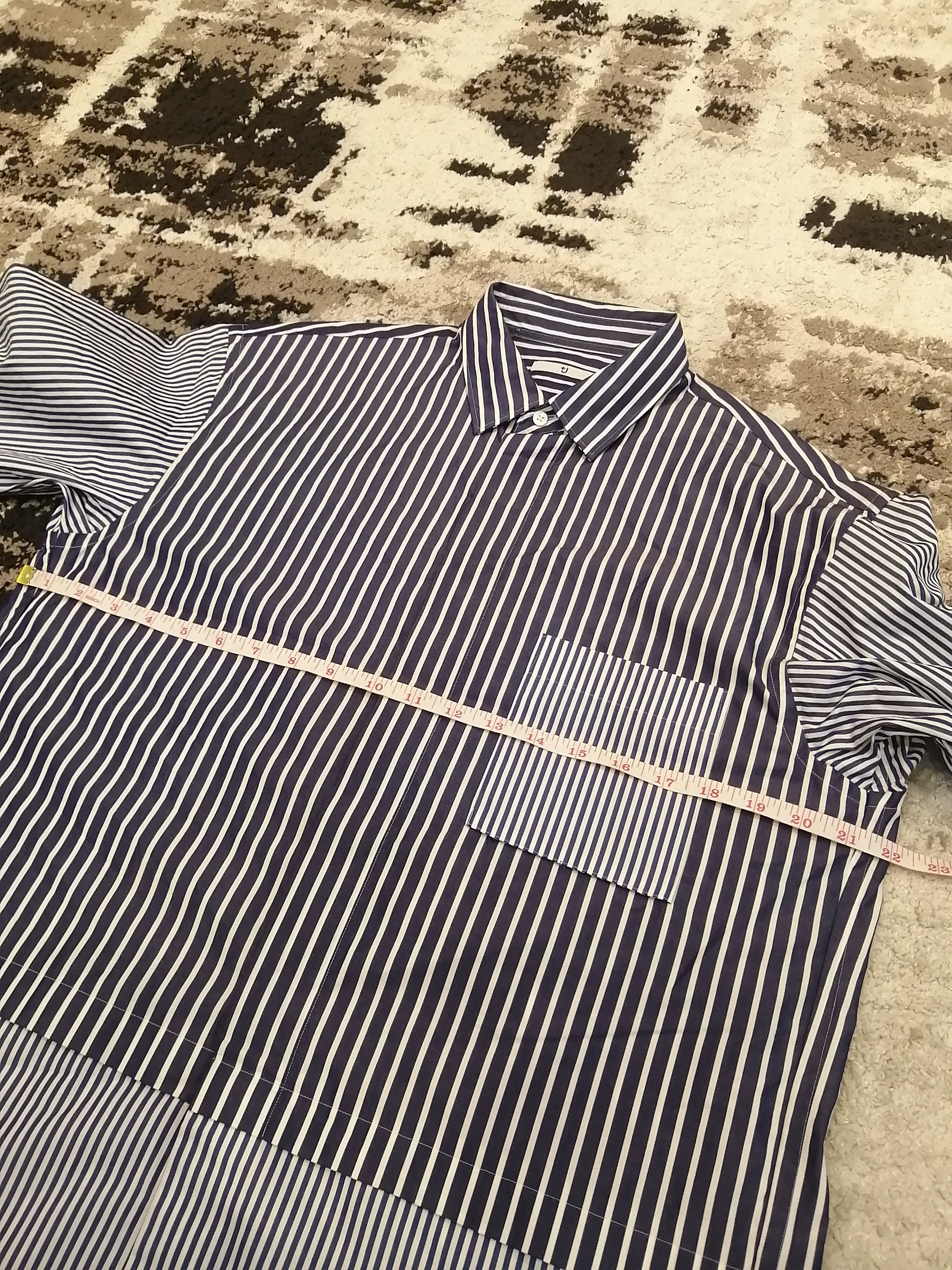 Jil Sander X Ut +J Oversized Striped Shirt - 11