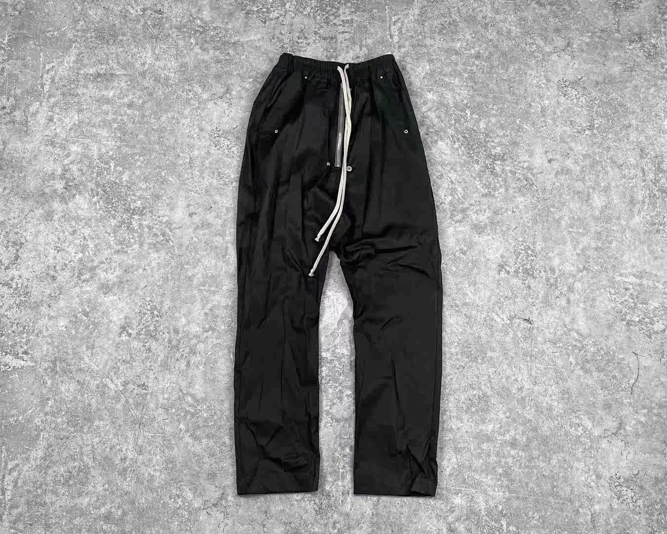 Rick Owens Bela zip-detail drawstring trousers - 1