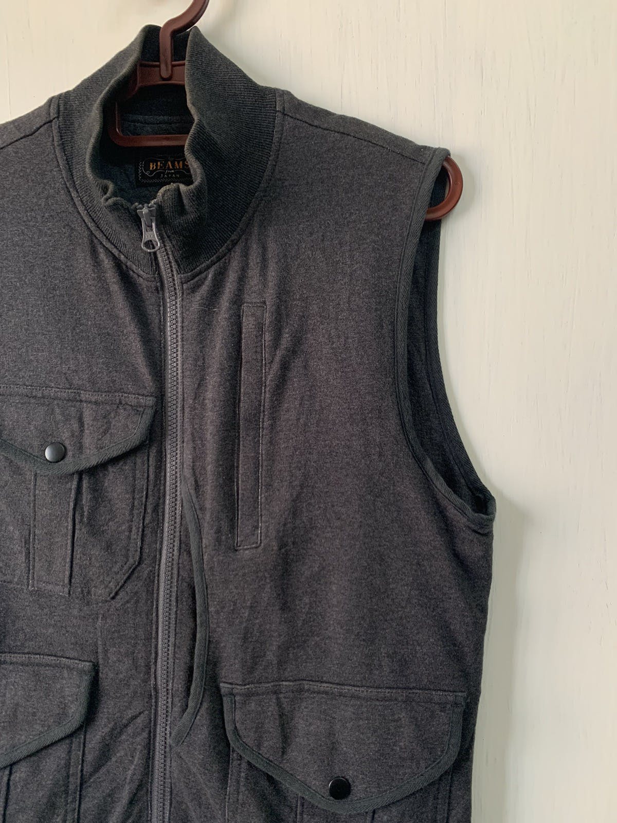Beams Plus From Japan Sleeveles Jacket/Vest Multipockets - 4