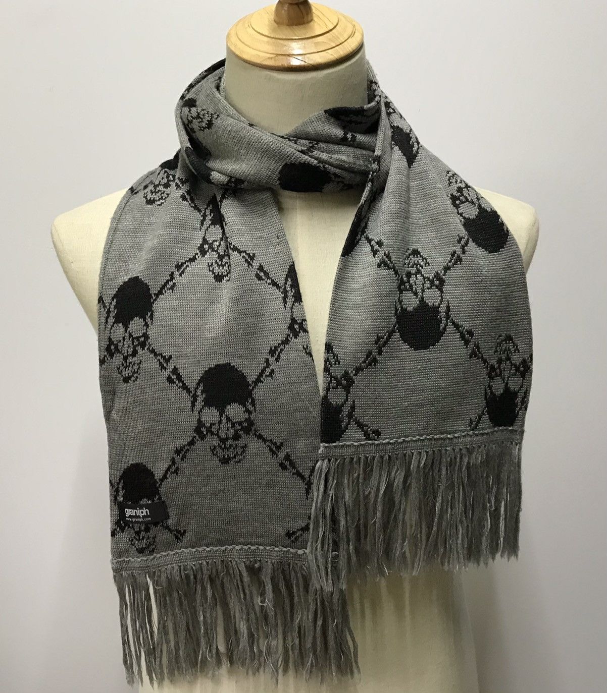 skulls scarf muffler wool - 1