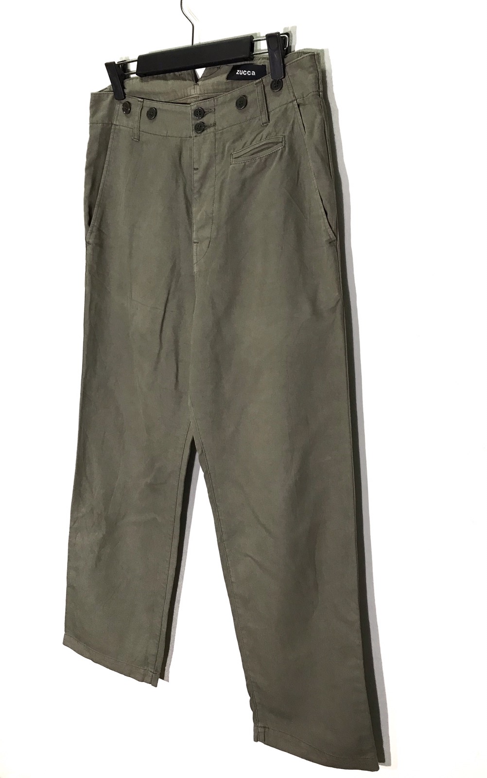 Issey Miyake - Zucca Buckle Back Drop Crouch Baggy Pants Made In Japan - 5