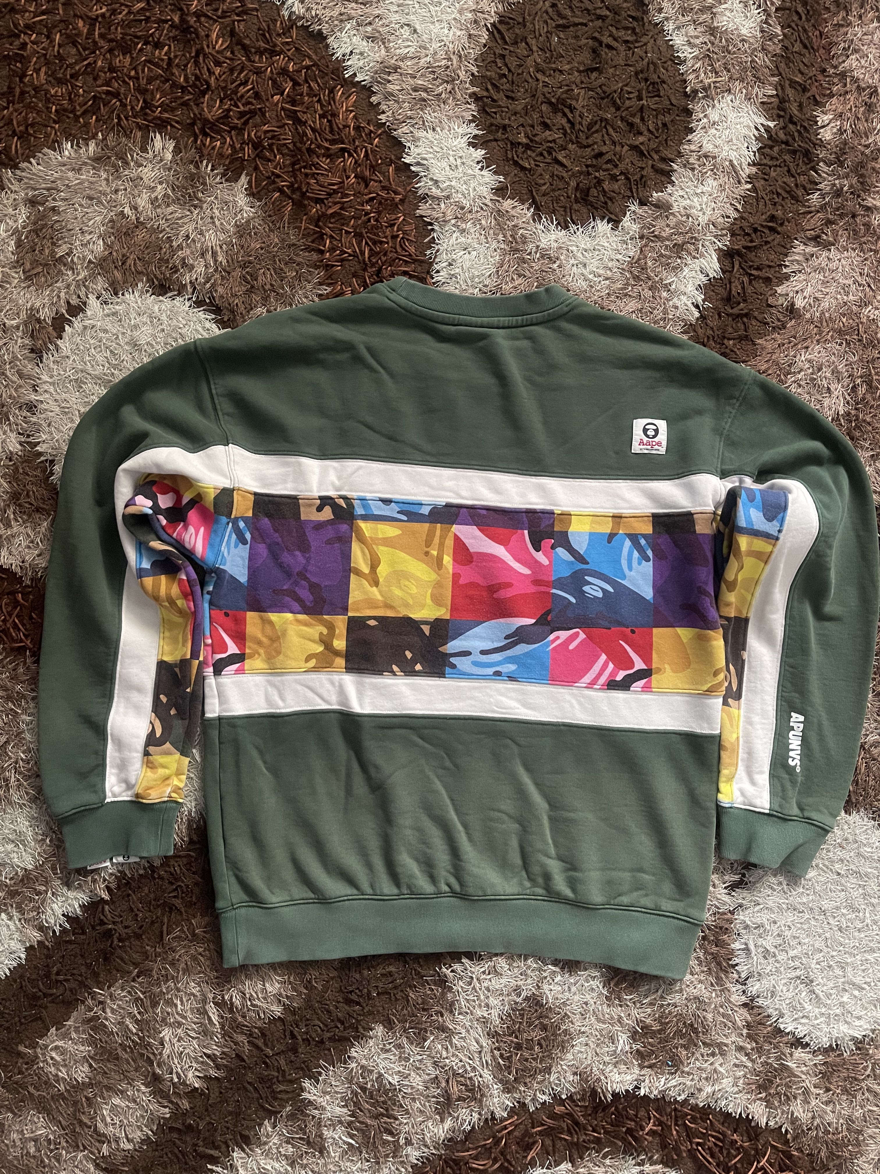 AAPE UNVS BY A BATHING APE CREWNECK - 1