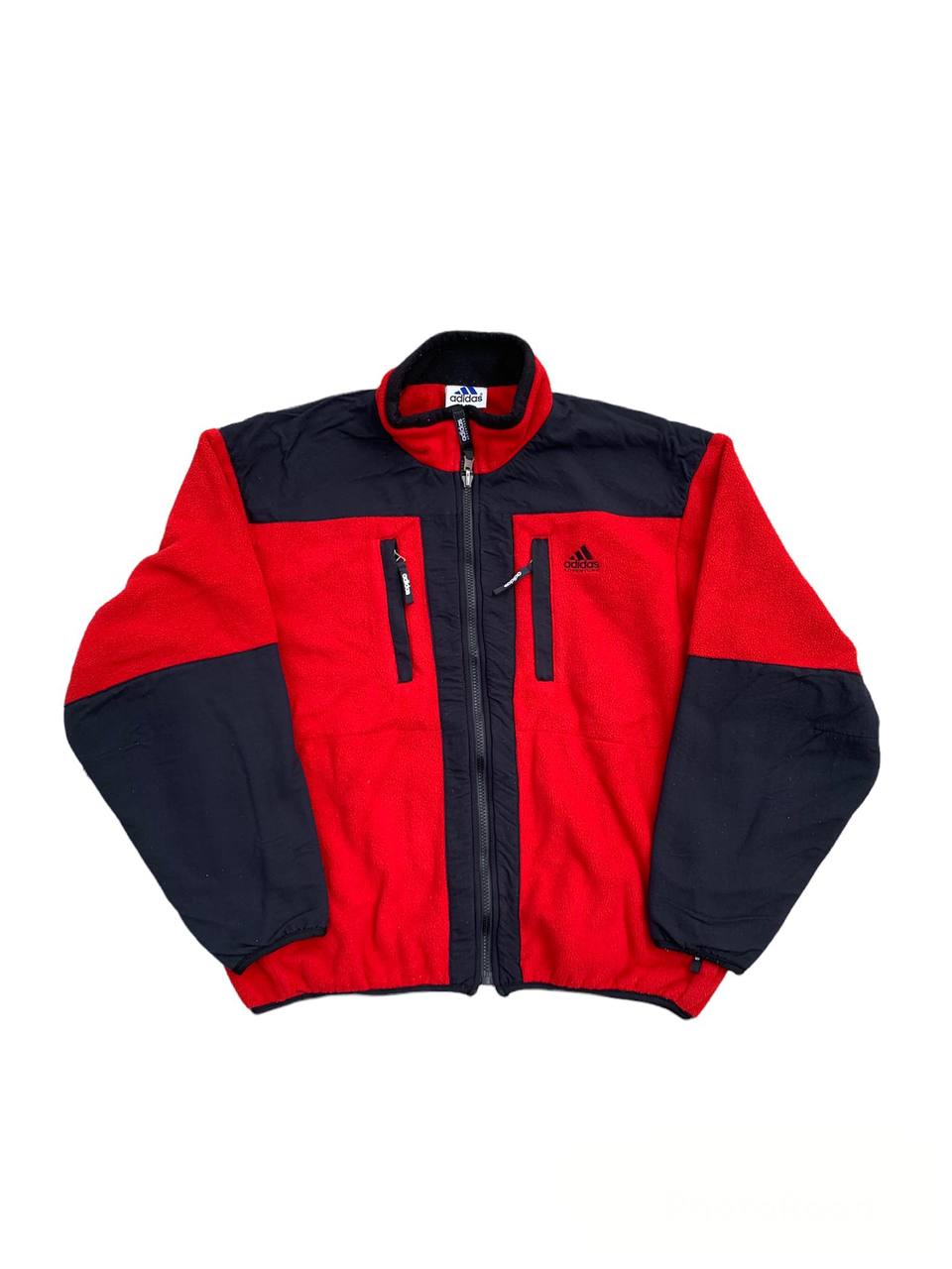 adidas Adidas Fleece Adventure Vintage Jacket Colorblock