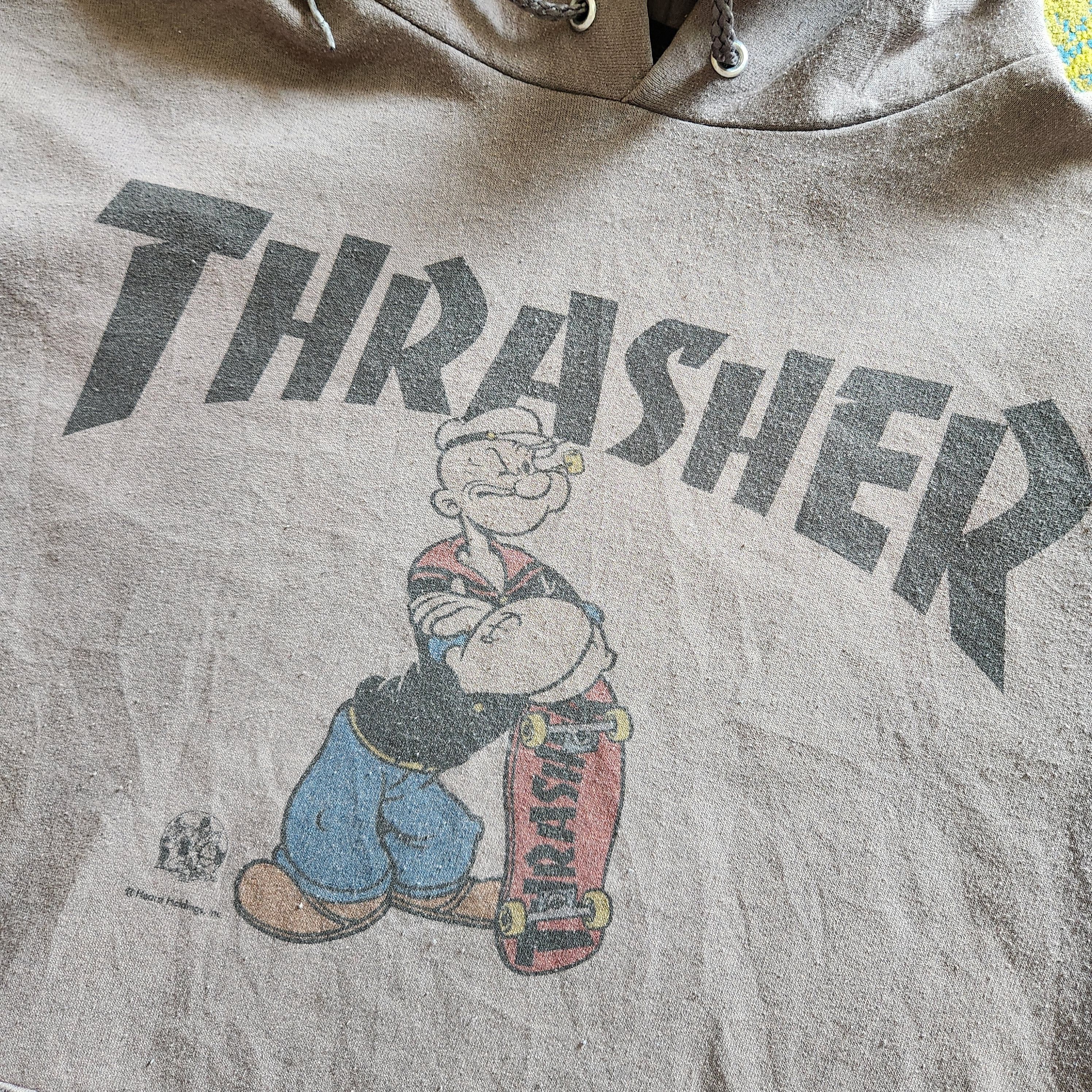 Vintage Y2K Thrasher X Popeye Skategang Hoodie - 4