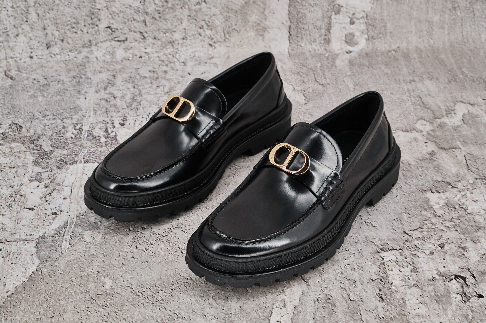 Brand New In Box Dior Explorer Polished Calfskin Loafers, 1050$ - 9