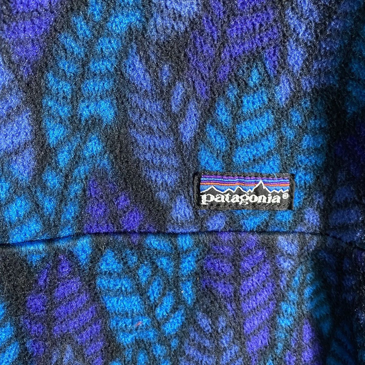 Vintage 90s Patagonia Leaf Fleece Half Button XL Size - 10