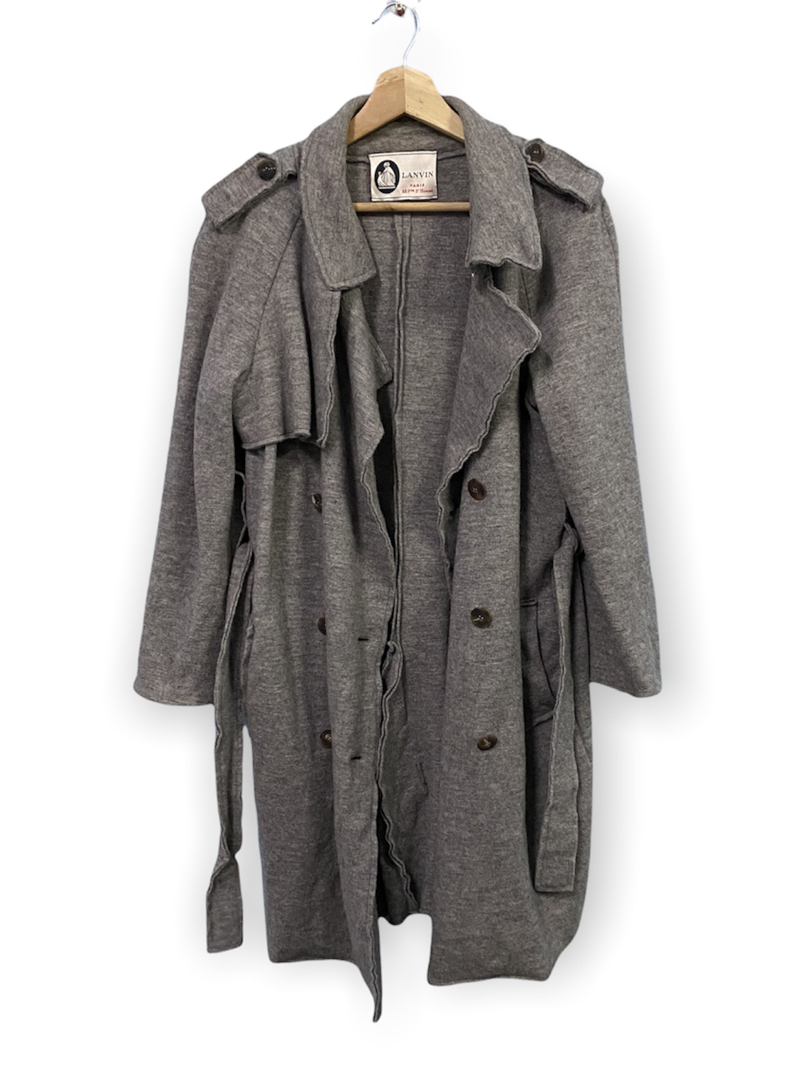 LANVIN Deformation Double Lining Trench Coat - 3