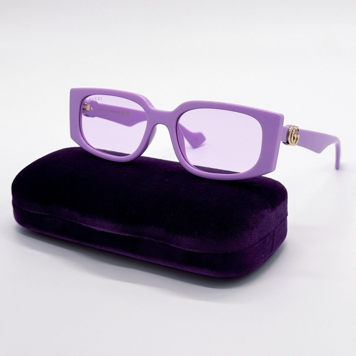 NEW GUCCI GG1534S 004 SQUARE PURPLE WOMEN SUNGLASSES GUCCI - 1