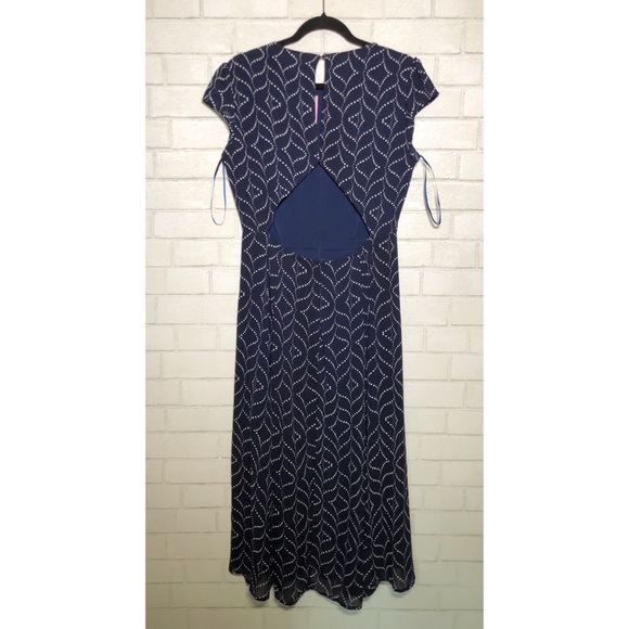 Showpo. - Showpo Got My Attention Dress in Navy Print - 6