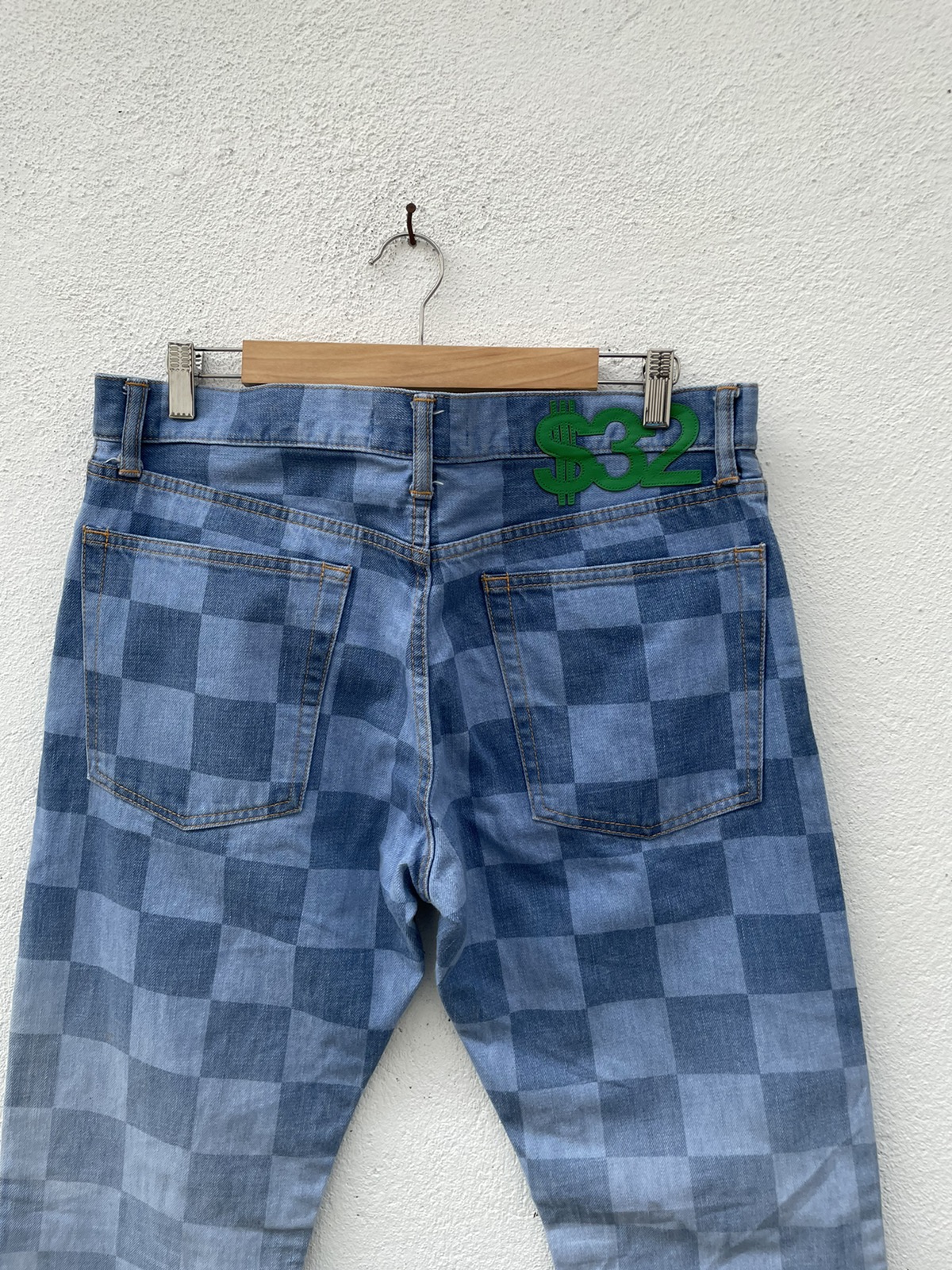 Japanese Brand - Made In Japan Sweager Plaid Design Jeans - 7