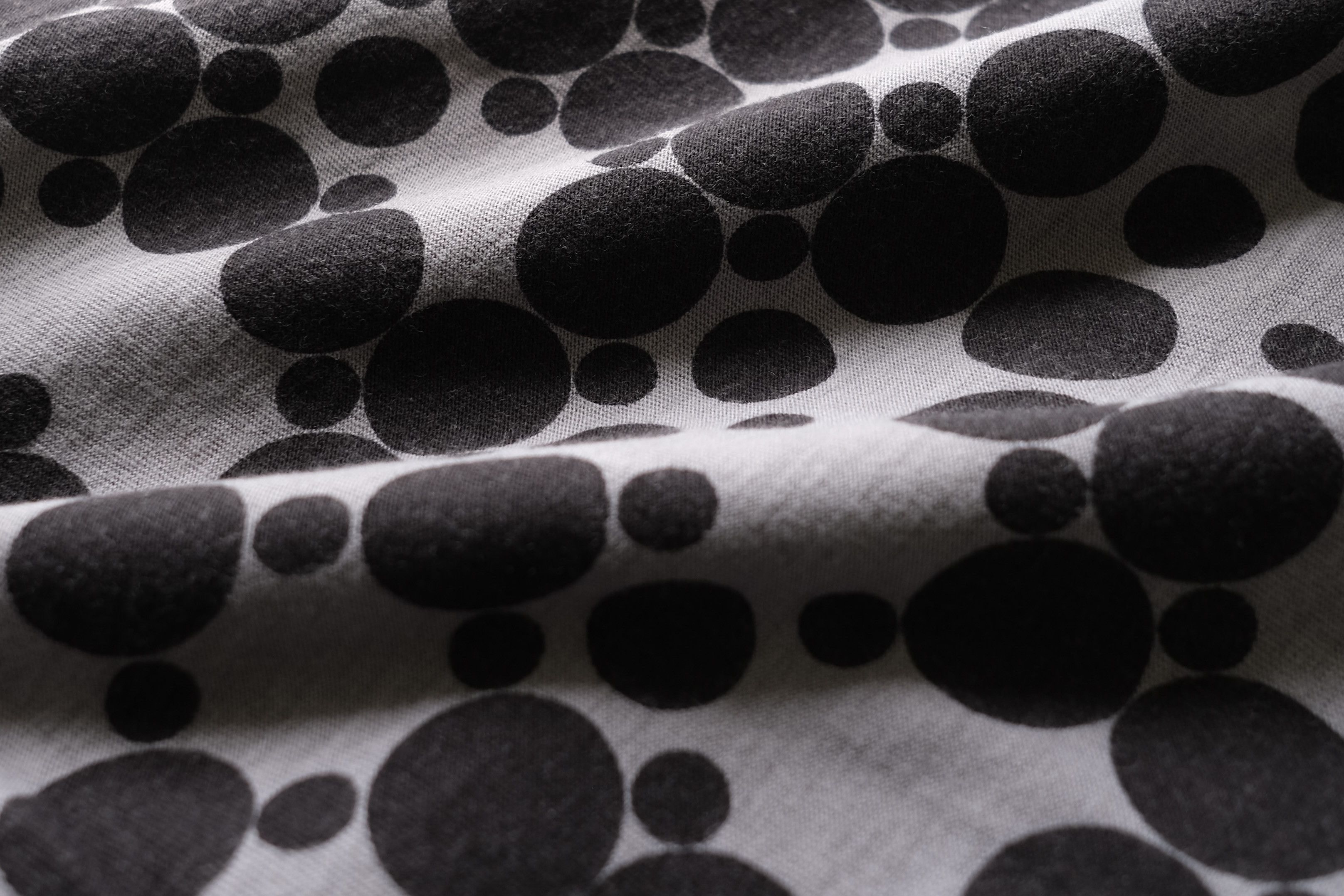 SS09-Runway Cotton Dot Print Cut & Sewn Shirt - 4