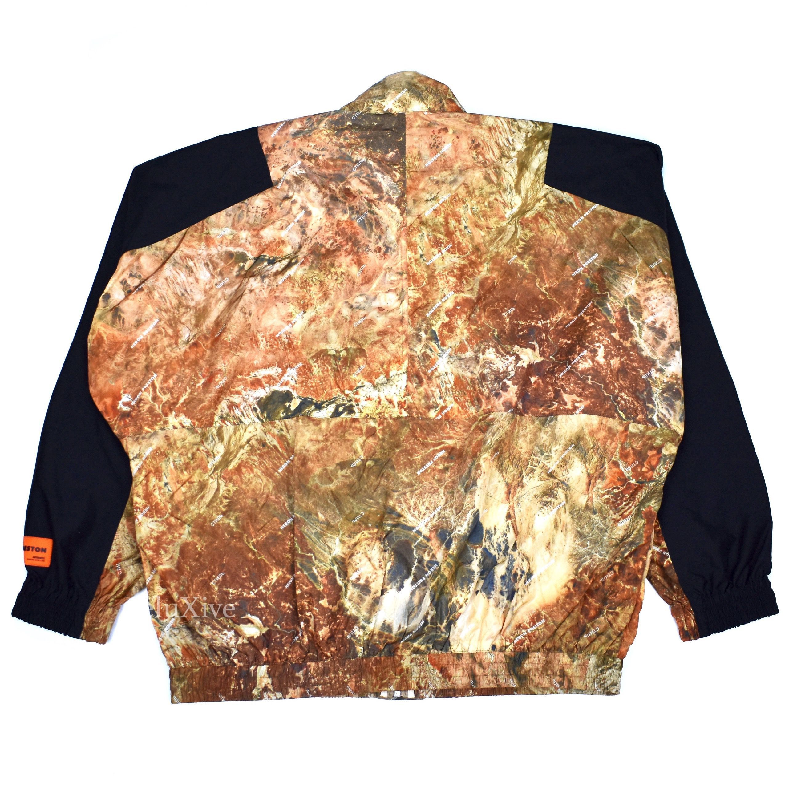 Heron Preston Rock Print Butterfly Track Jacket NWT - 2