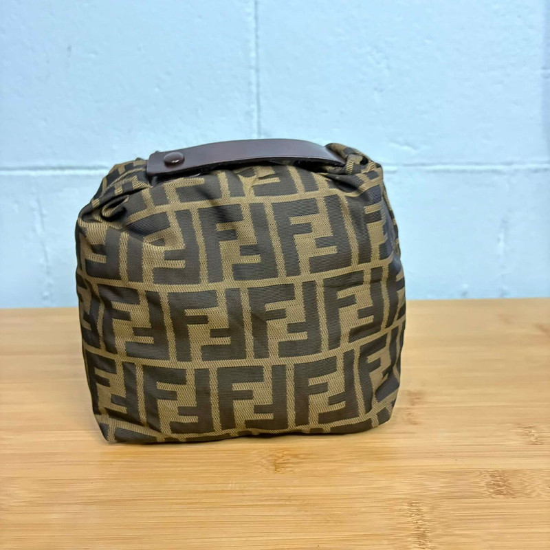 Authentic Fendi Zucca Monogram Toileteries Bag - 1
