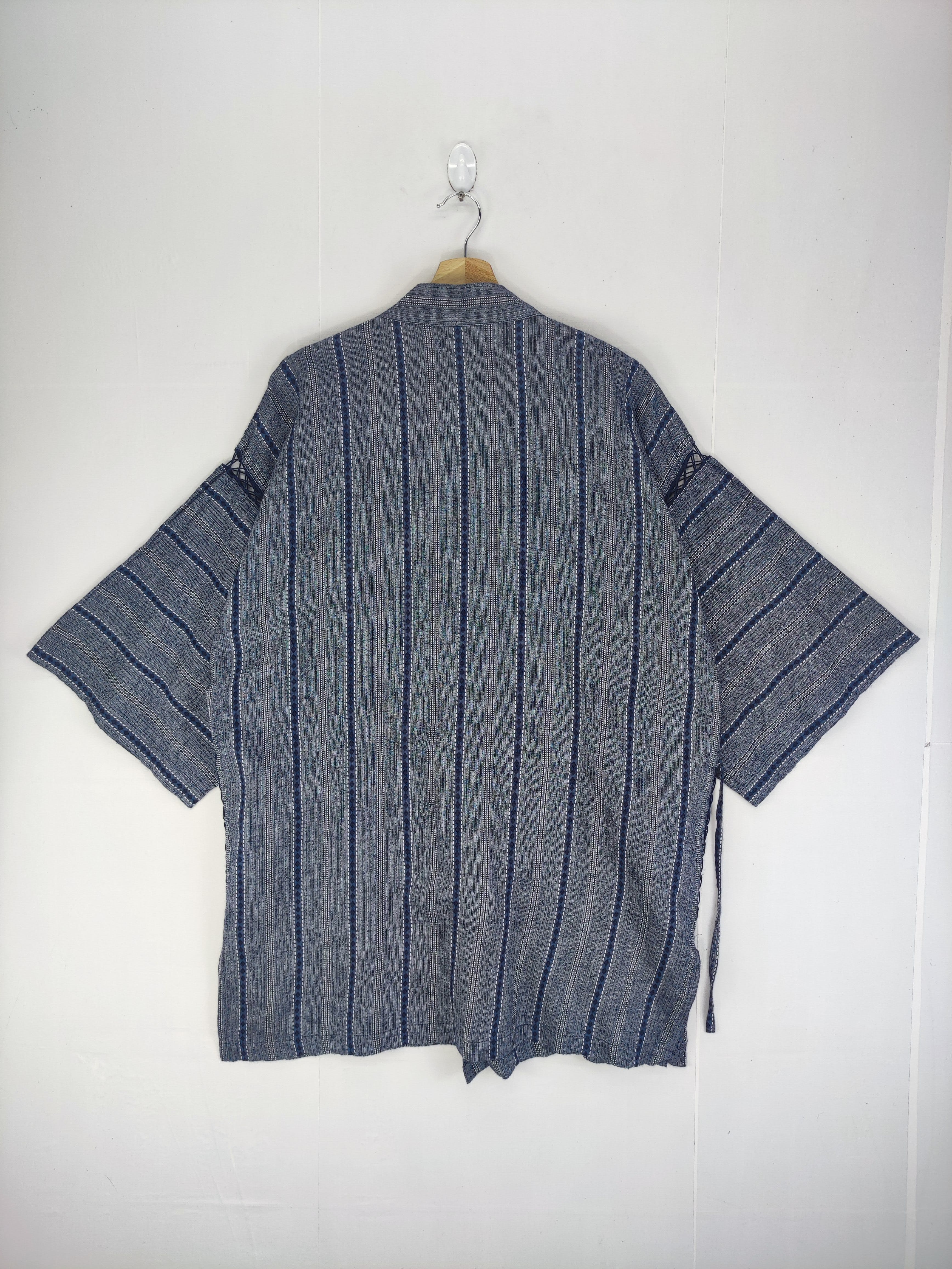 Komono - Vintage kimono Cardigan Striped Weldon - 6