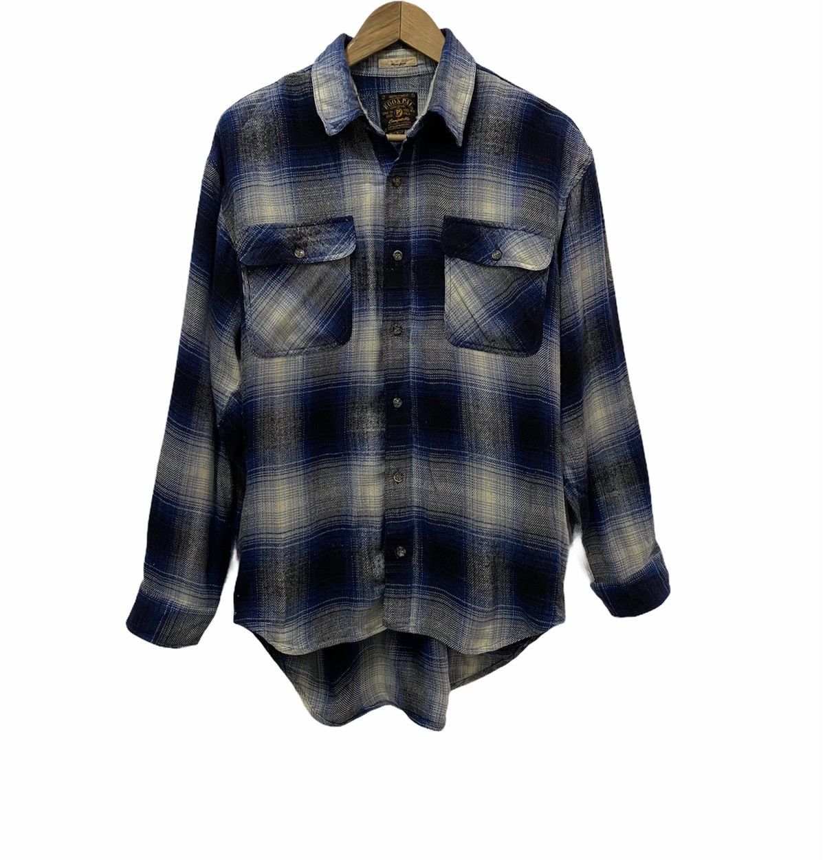 OFFER‼️Vintage Flannel Checked Long Sleeve Button Up Shirt - 1