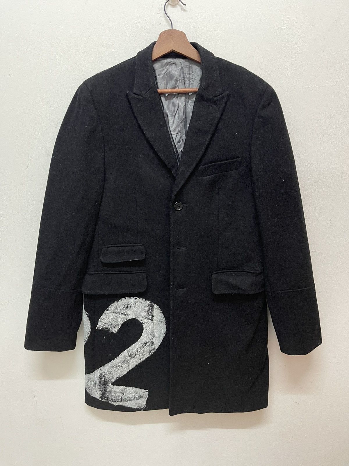 Vintage - RARE DESIGN FRENCH CONNECTION WOOL JACKET - 2