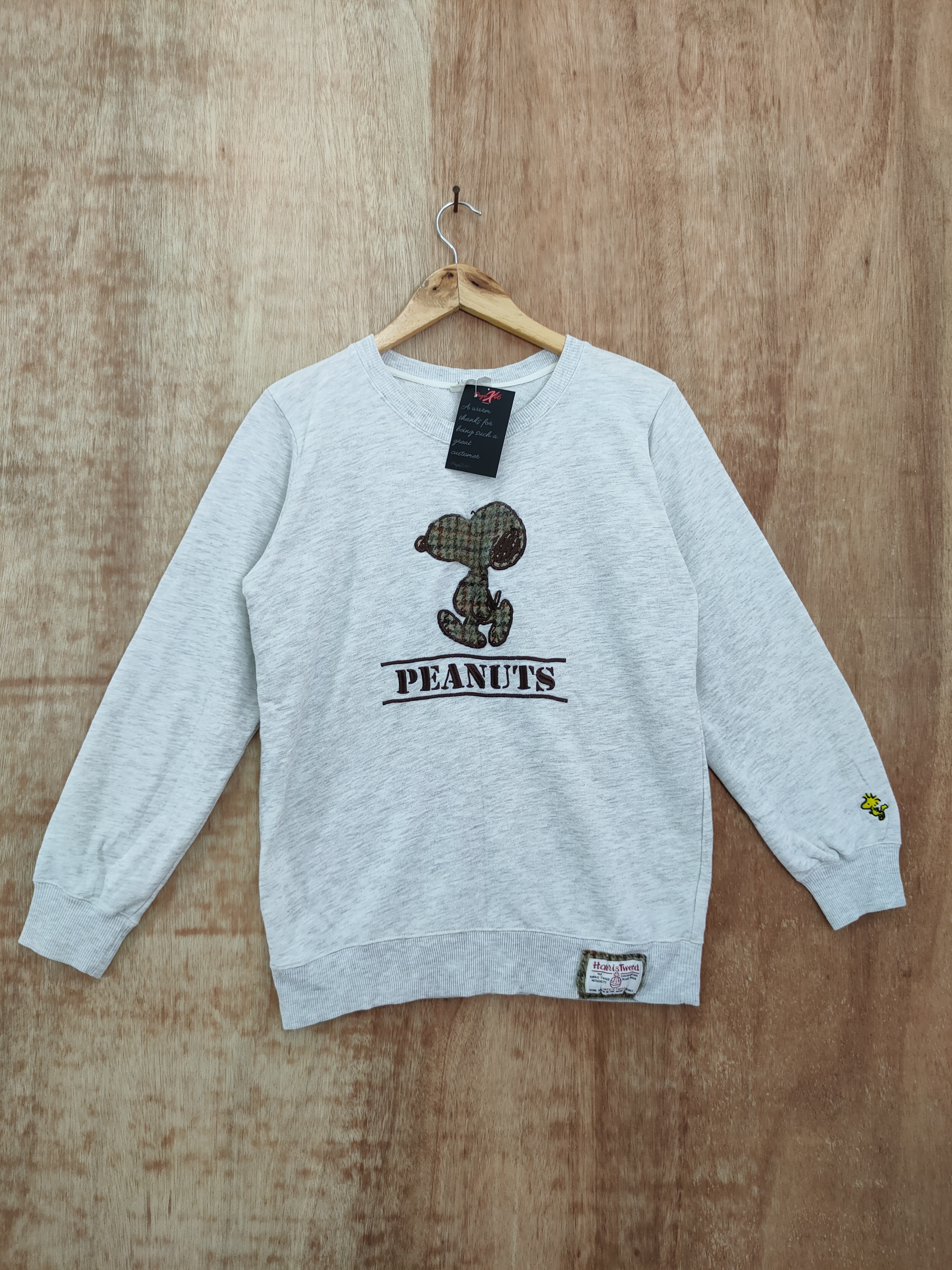 Harris Tweed - Peanuts Snoopy X Harris Tweed sweatshirt vintage #46-068 - 1