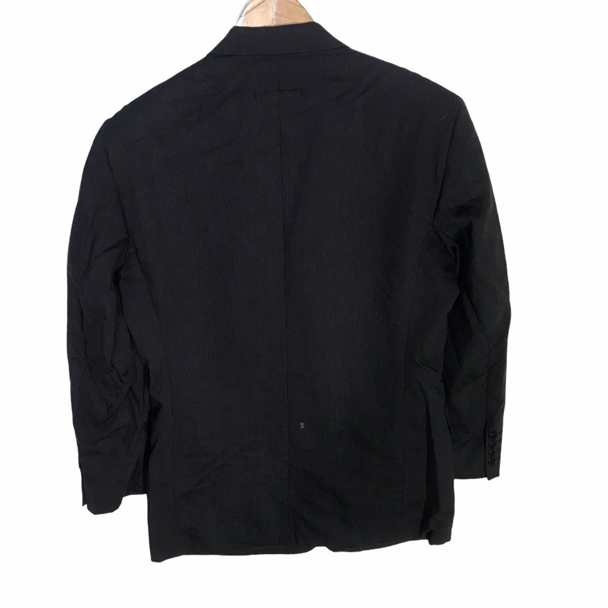 Gaultier homme objet stripes black wool blazer - 2