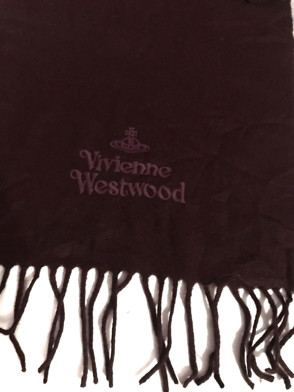 Vivienne Westwood Wool Scarf Muffler Made in Italy - 3