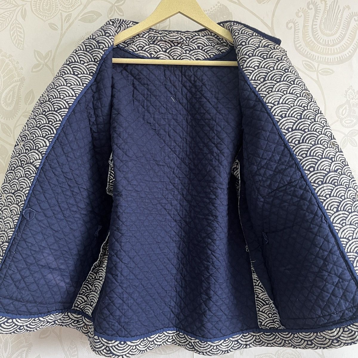 Vintage - Steals Quilted Sashiko Japan Sweater Winter - 12
