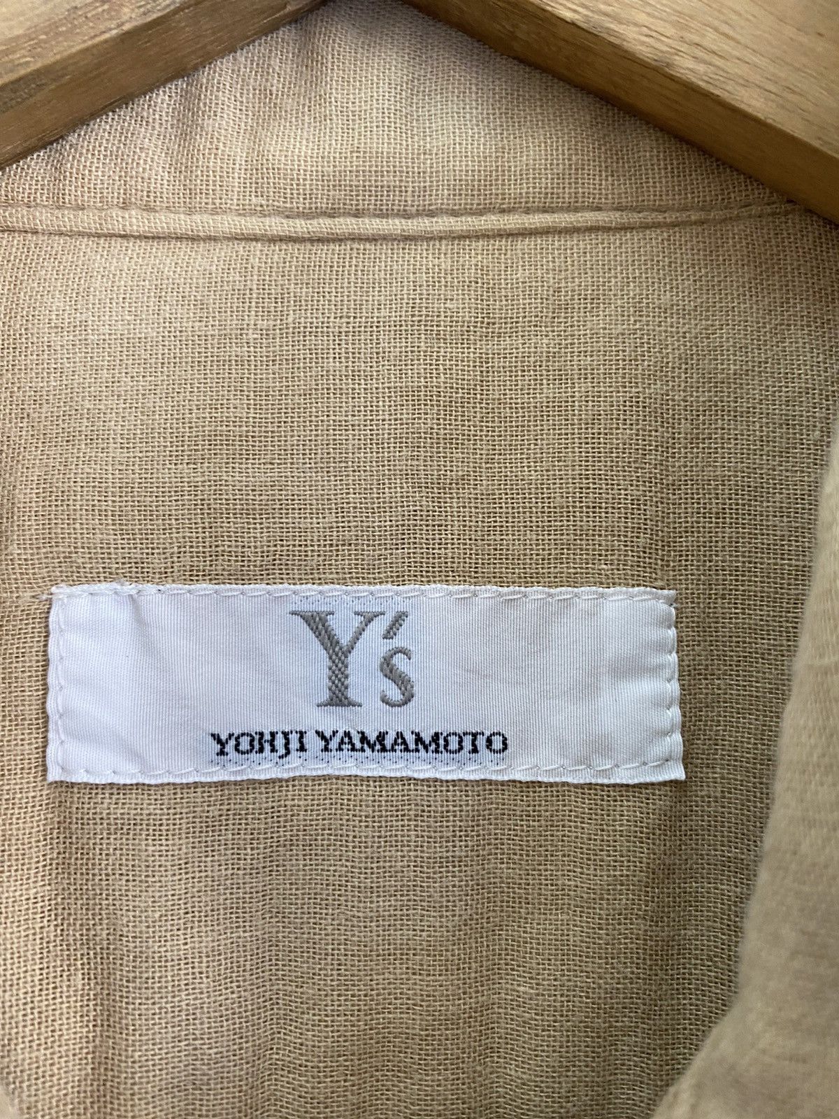 Y’s Yohji Yamamoto🇯🇵Old Cotton Hemp Button Long Shirt - 6