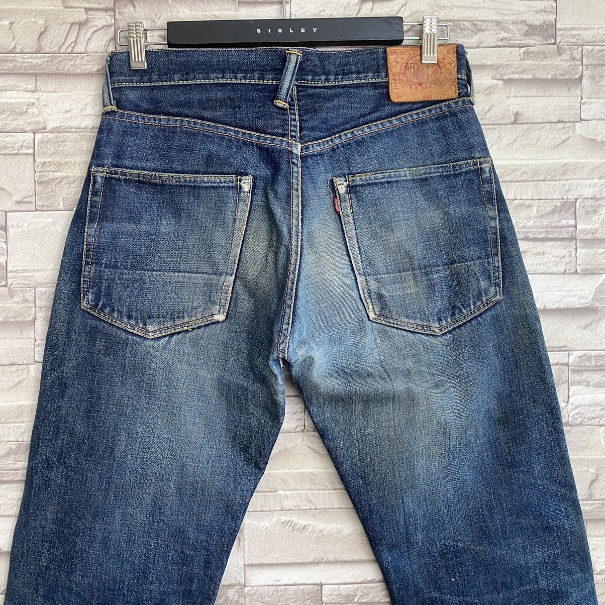 Evisu No2 Distressed Denim Selvedge Jeans 30x30 - 13