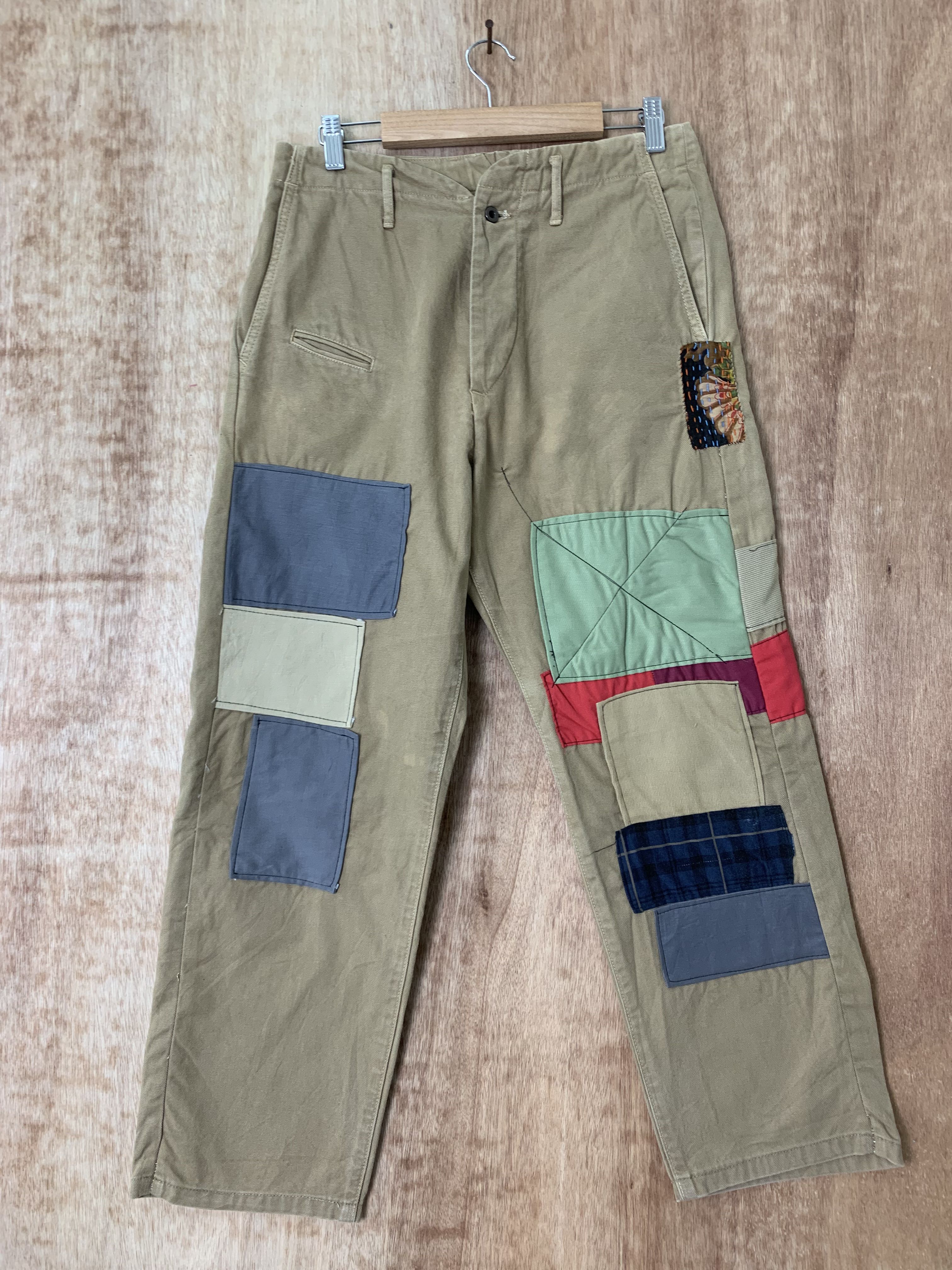 Japanese Branded Pants Reconstructed Kapital Sashiko Custom - 1