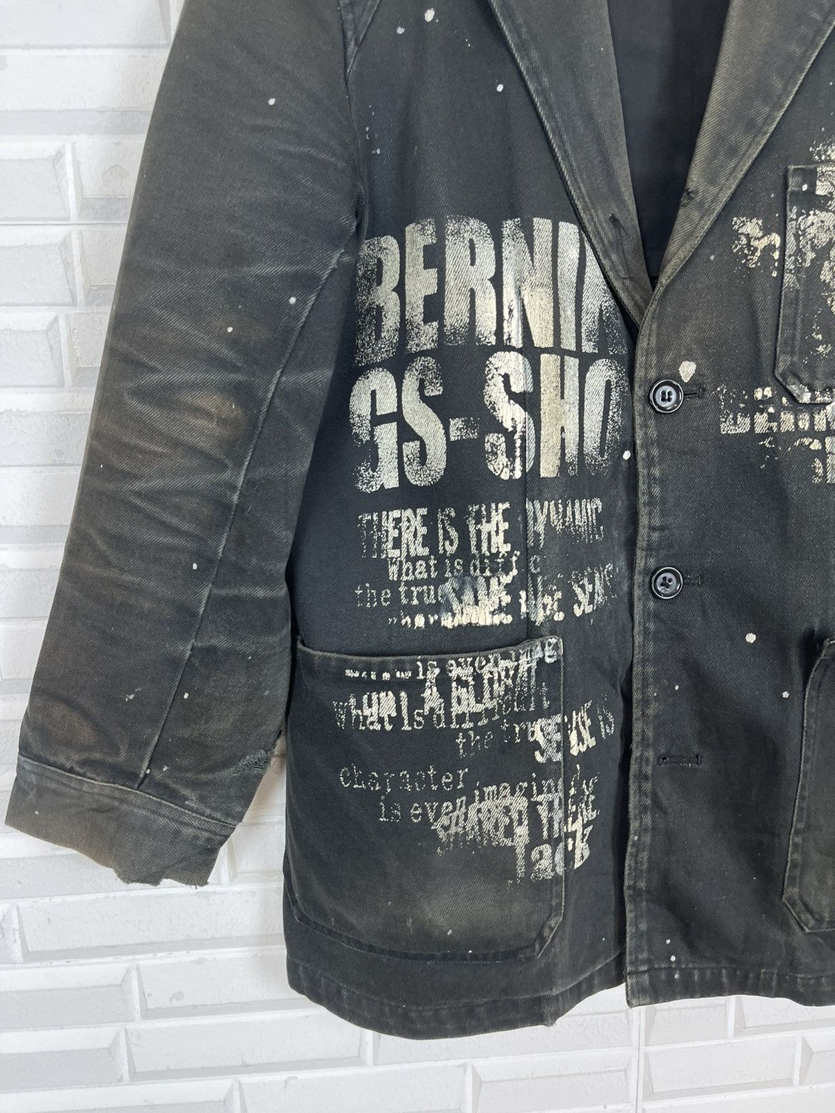 Japanese Brand - VINTAGE BERNING SHO INSPIRED PUNK DESIGN JACKET - 2