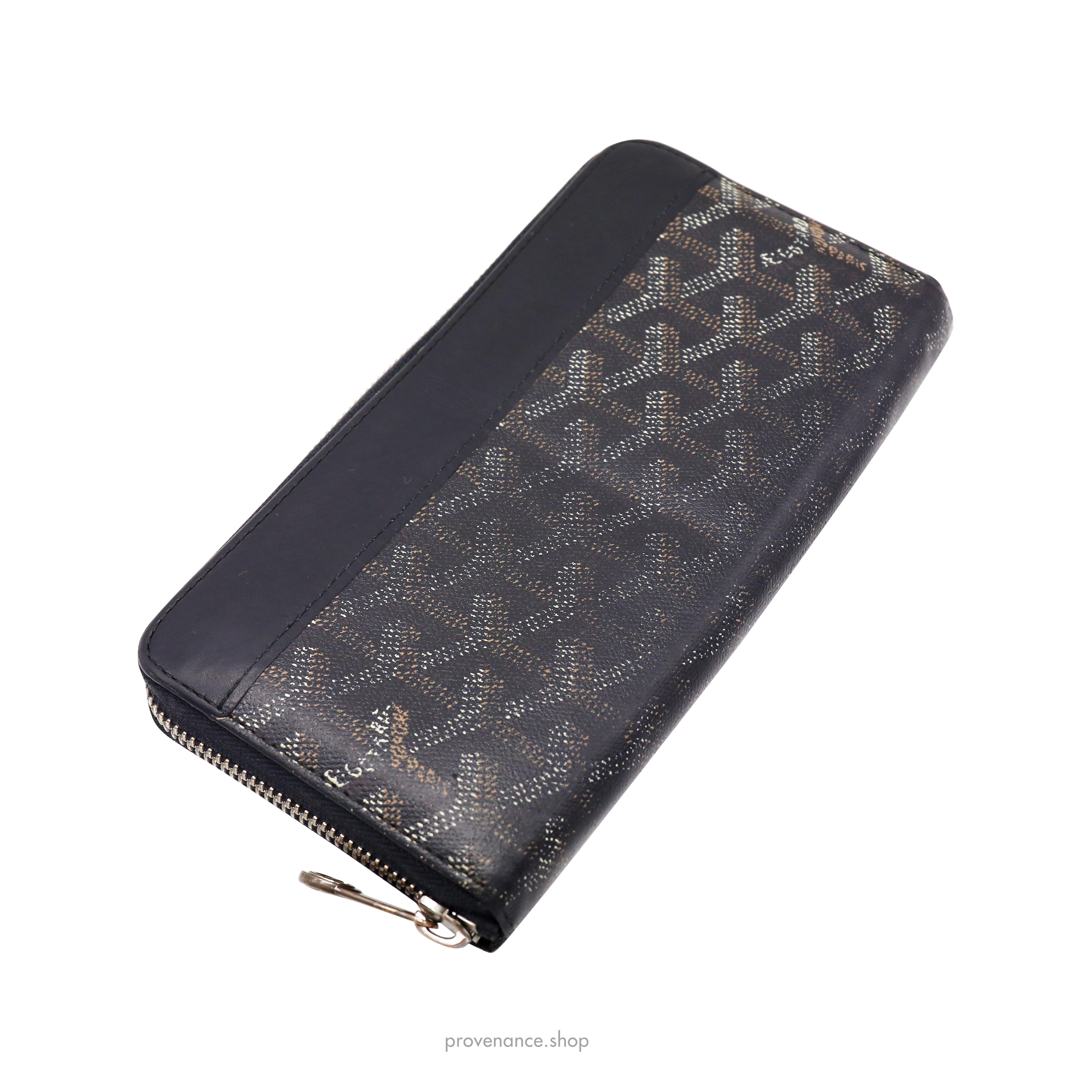 Goyard Matignon Zipped Wallet - Black Goyardine - 4