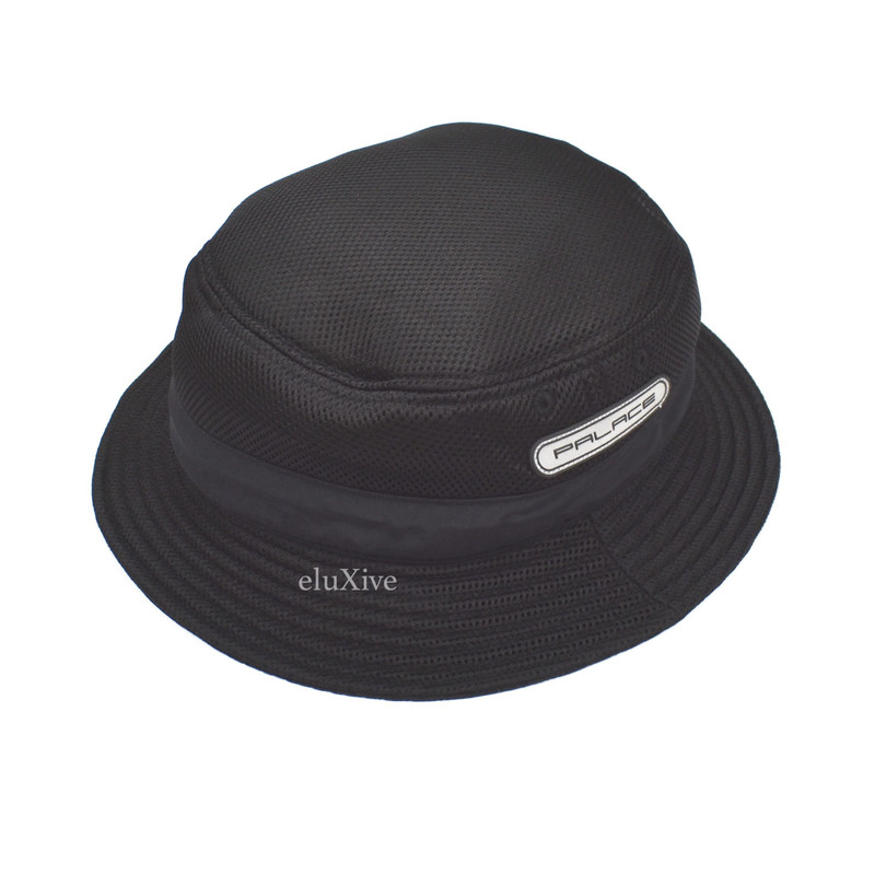 Black Space Mesh Reflective Logo Bucket Hat FW20 DS - 1