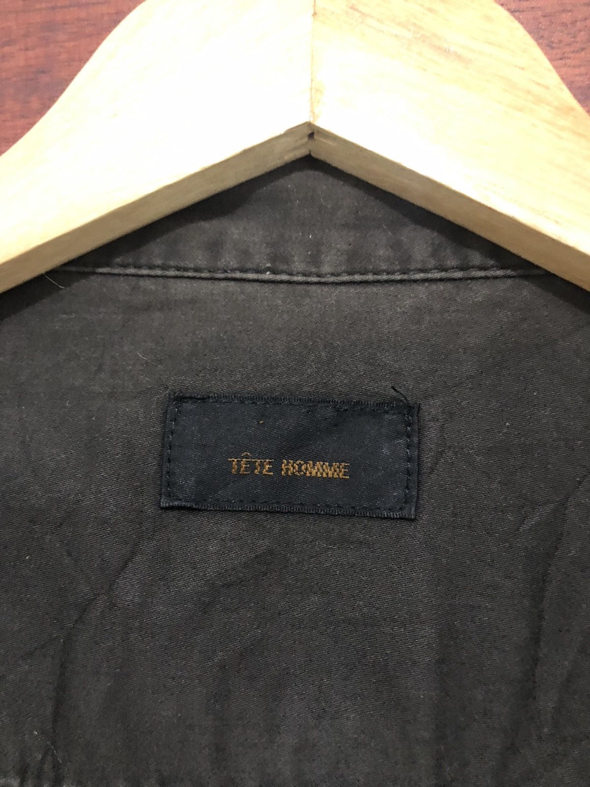 Japanese Brand - Tete Homme Denim Shirt Nice Design - 10