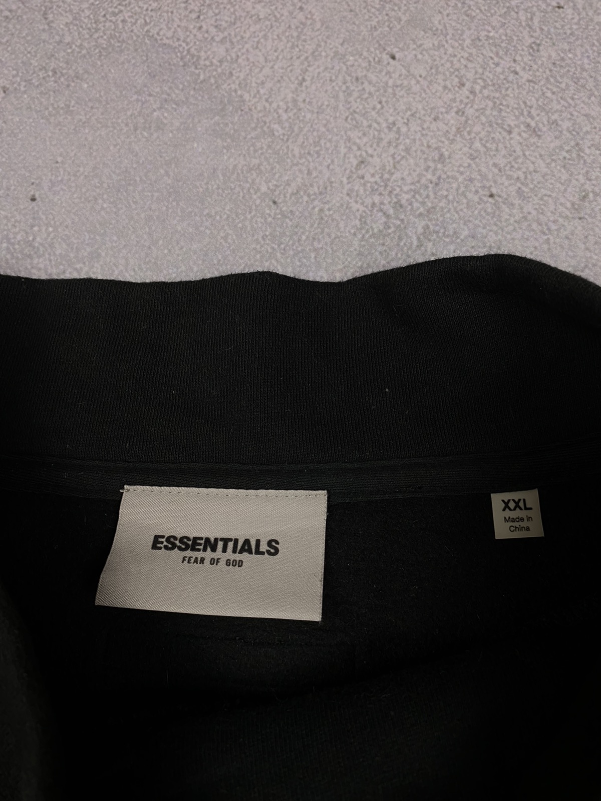 Fear of God Essentials sweatshirt logo reflective mock neck - 9