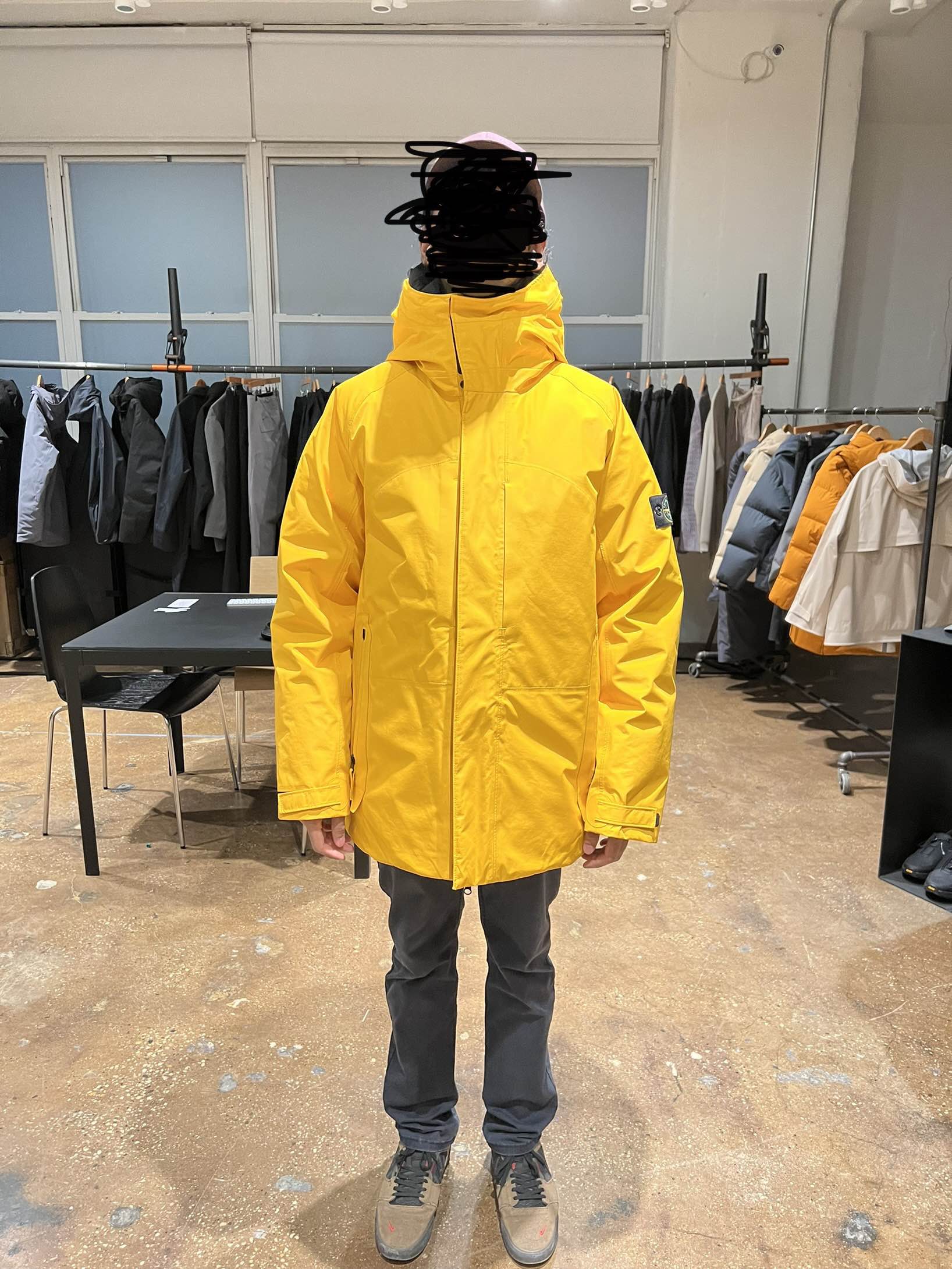 Stone Island 41926 3L Gore-Tex In Recycled Polyester Down Yellow - 6