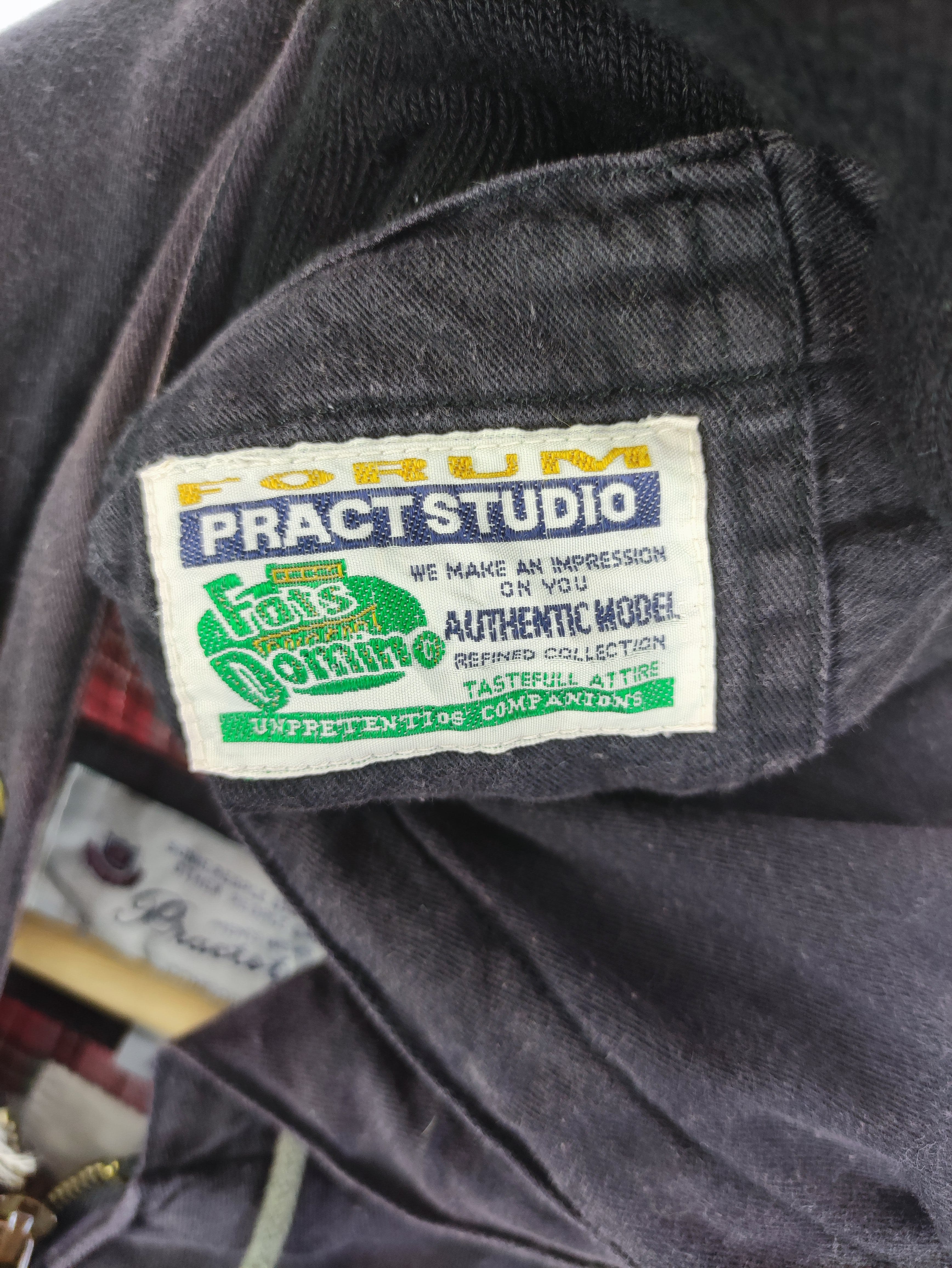 Vintage Pract Studio Jacket Hoodie Zipper - 3