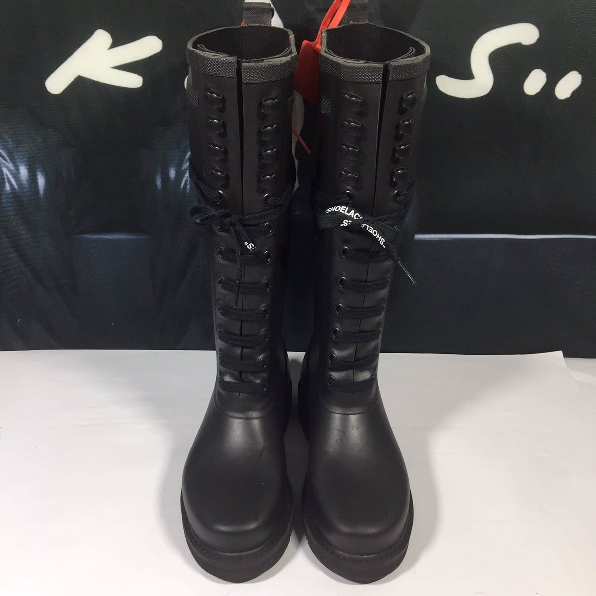 “For Riding “ Black Rubber Boots - 3