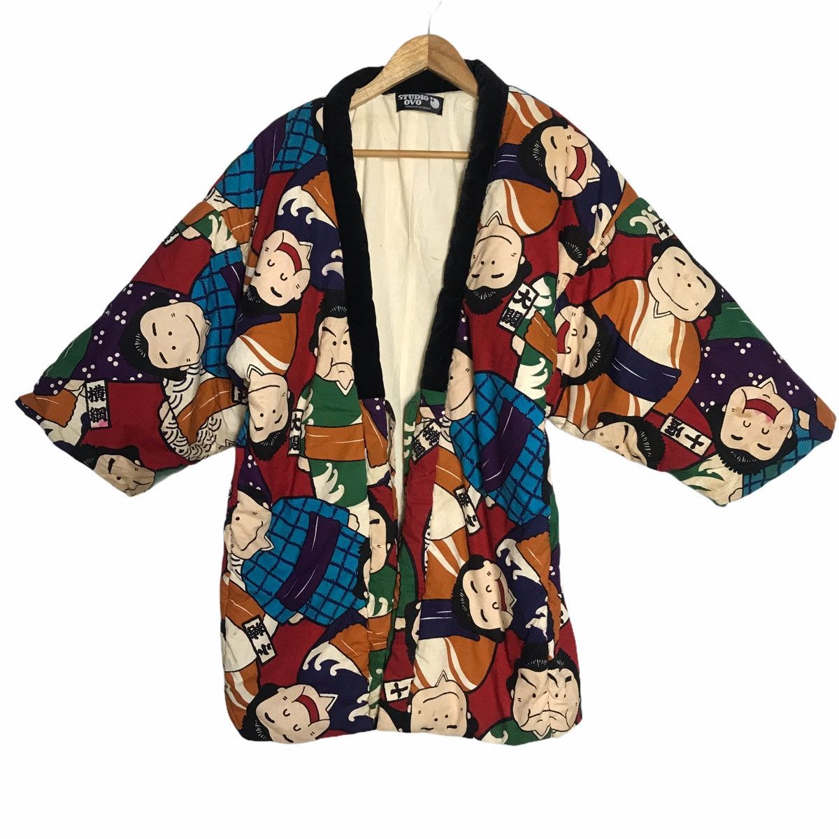 Japanese Brand - Studio ovo fullprint padded kimono japan produced by emilio - 1