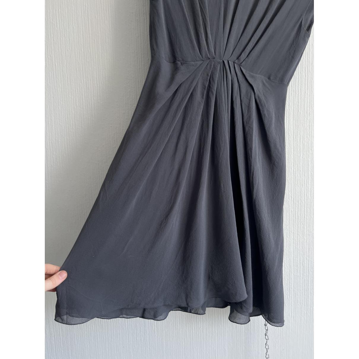 Silk mid-length dress - 3