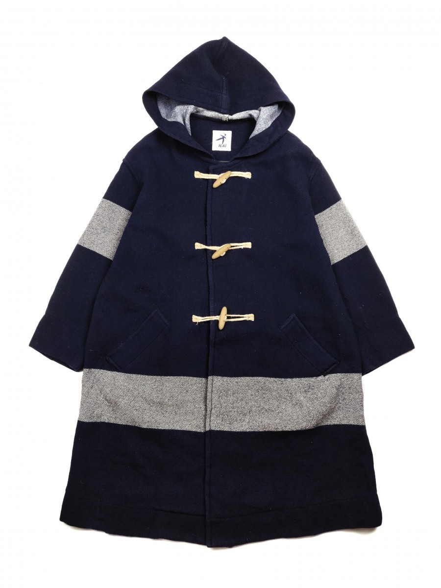 Hai Sporting Gear - Hai Stripes Long Jacket Duffle Coat Outerwear Hoodie - 1