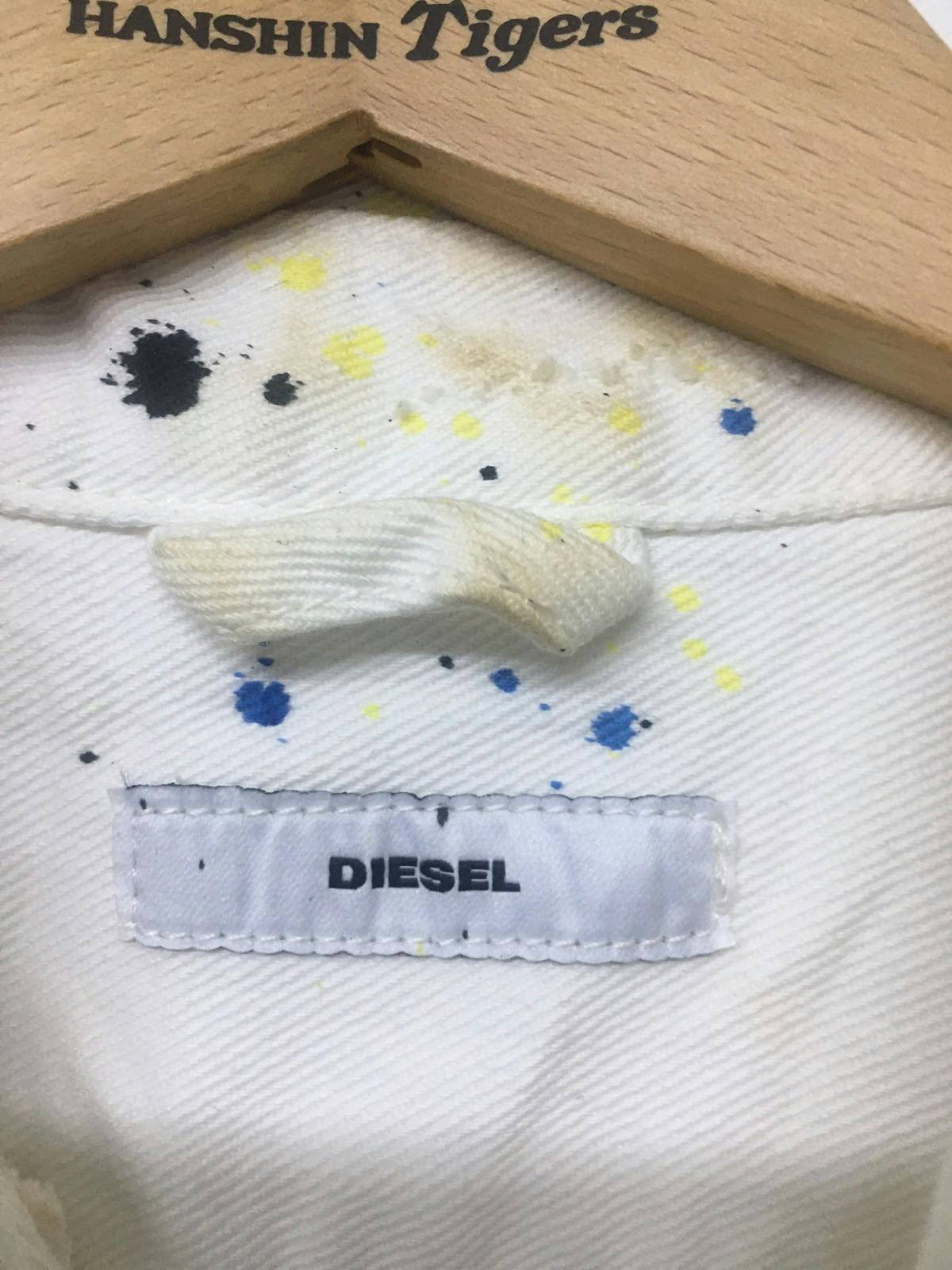 Diesel Distressed Painted Denim jacket - 6