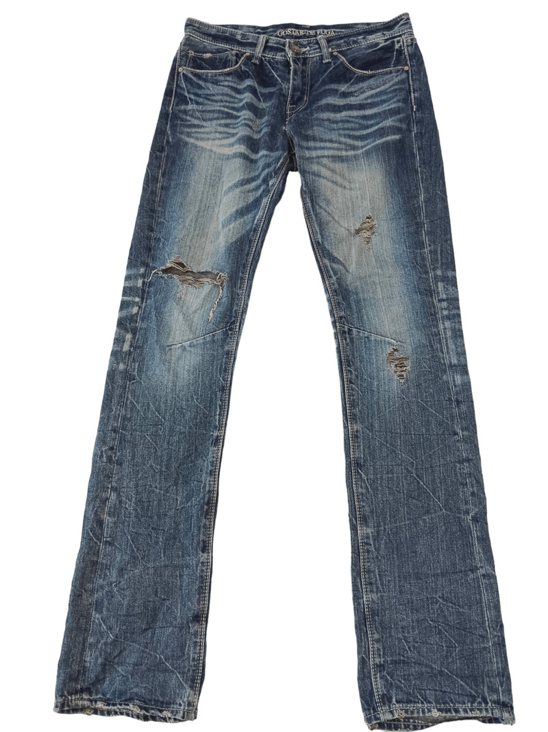 🔥Made In Japan - GOSTAR DE FUGA🔥 Slim Fit Distressed Denim - 1