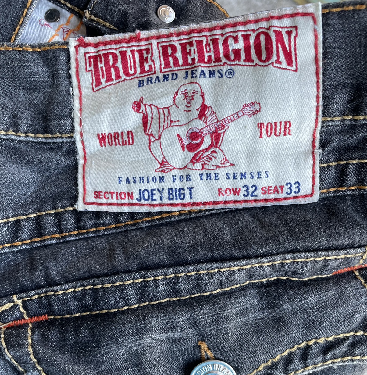 True Religion - Vintage Flare Jeans True Religion Distressed Boot Cut - 17