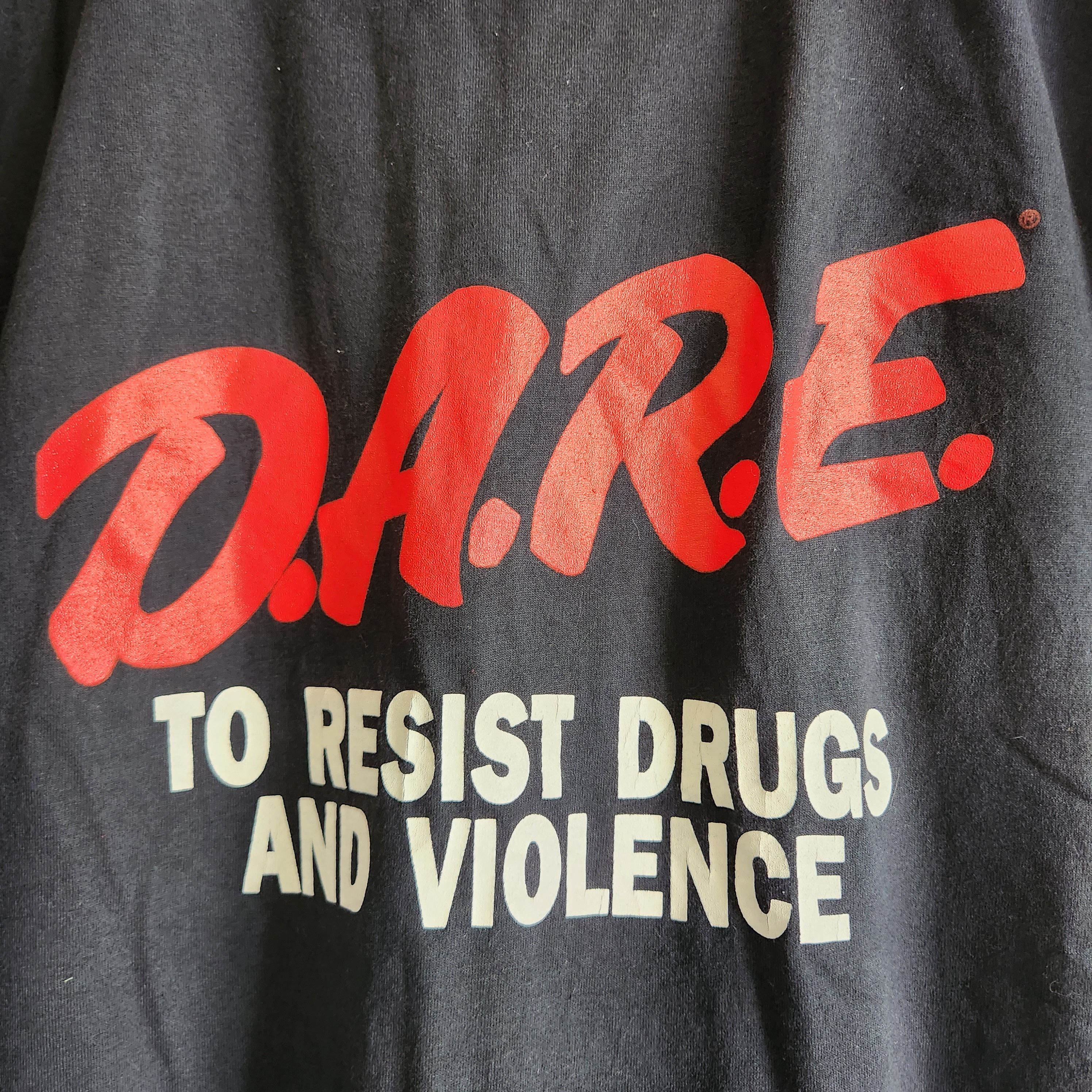 Vintage - Vtg DARE 1990s To Resist Drugs And Violence Single Stitches - 13