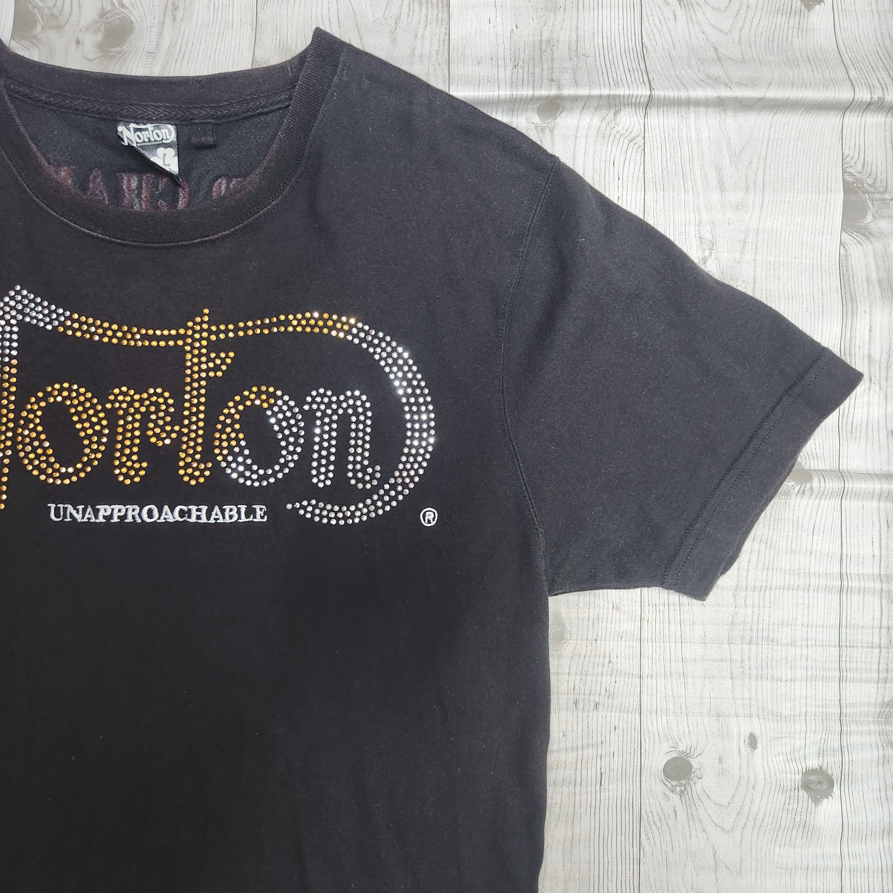 Racing - Vintage Norton Bling Bling Big Logo TShirt - 7