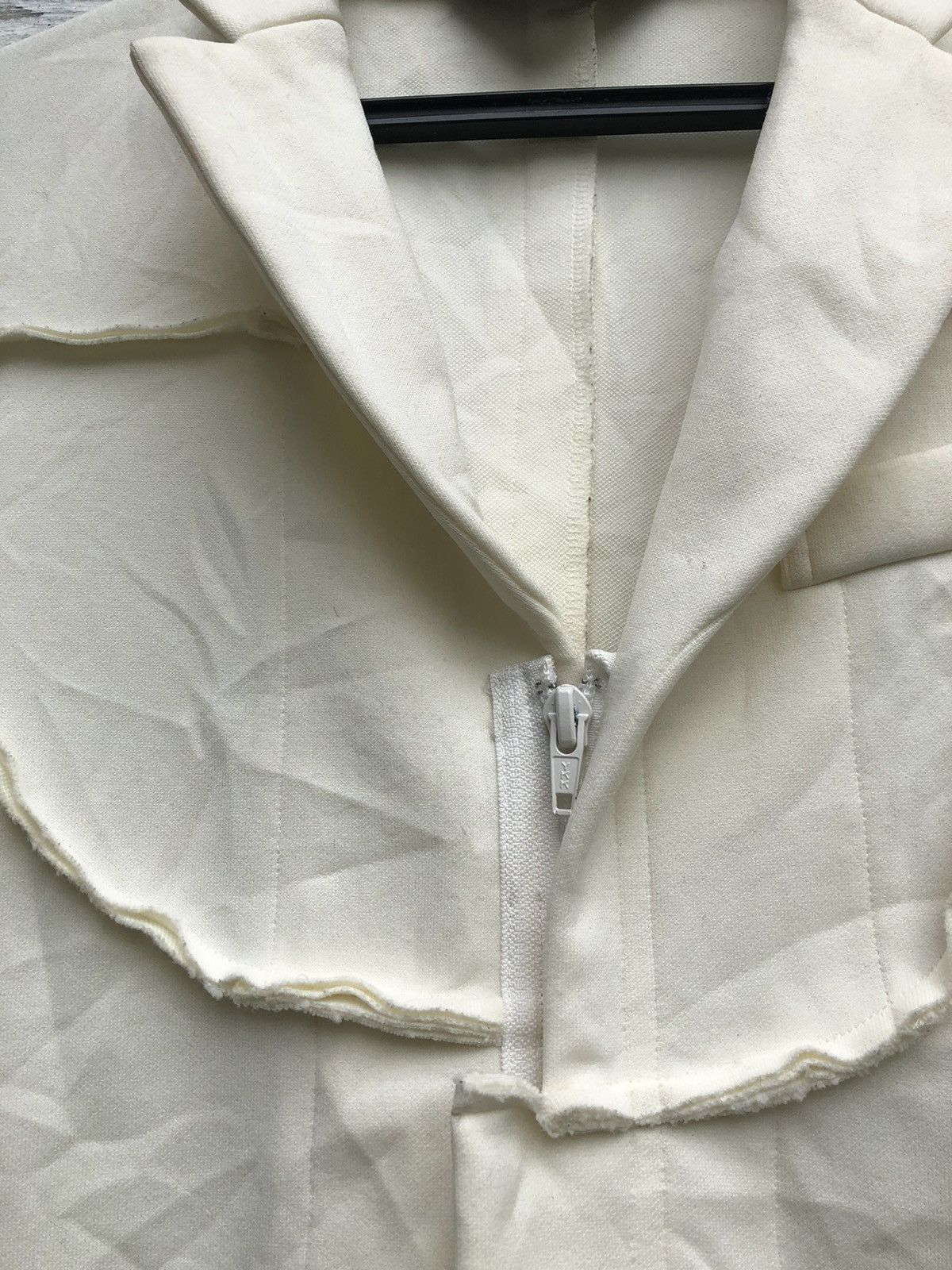 Vintage Comme Des Garcon Raw Cut Reverse Design Jacket - 7