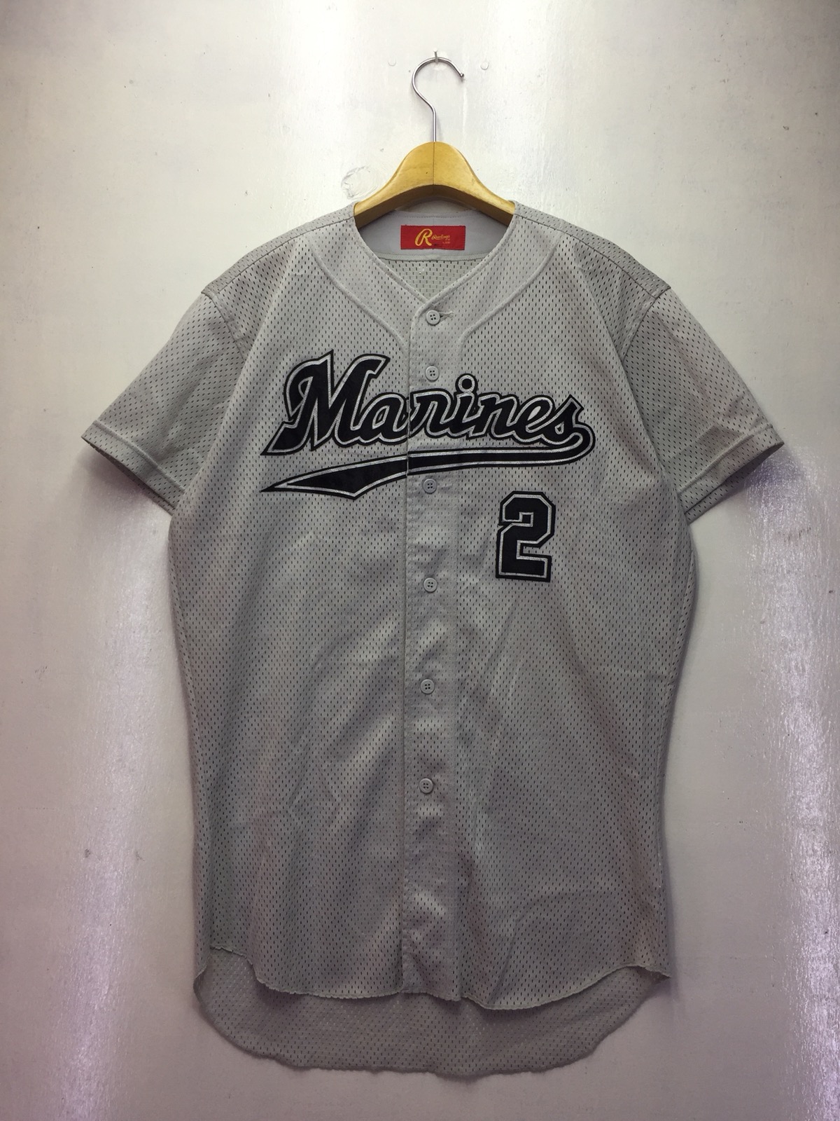 Japanese Brand - Vintage Rawlings Marines Baseball Shirt - 1