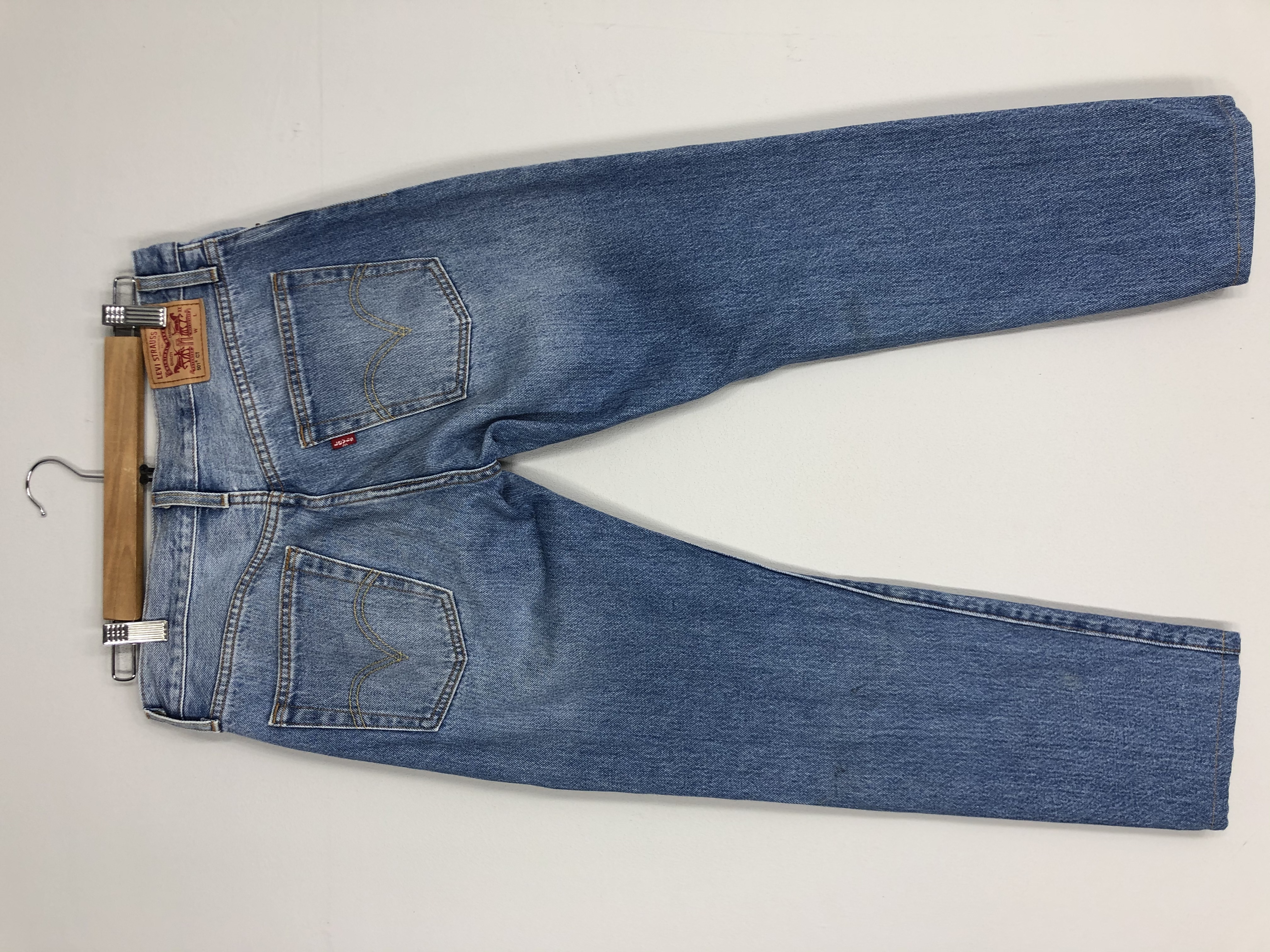 Vintage - Vintage Levi's 501 light Blue Stone Wash Jean Denim Size 30 - 7