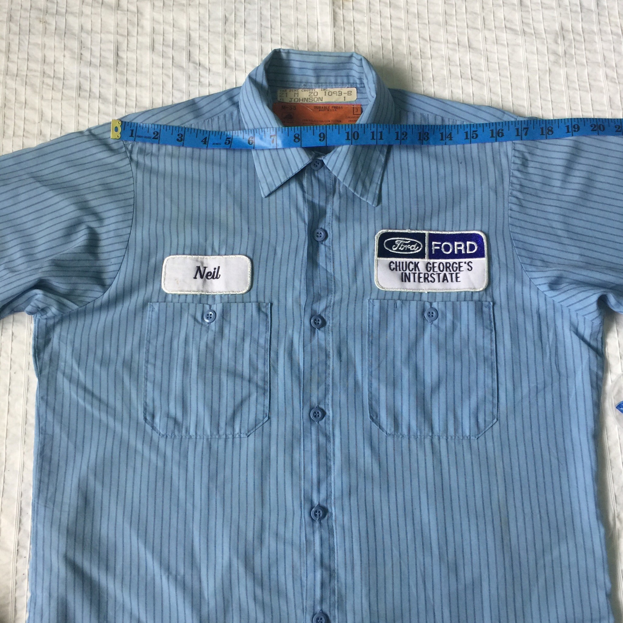Vintage - Durable Press Button up shirt made in USA - 9