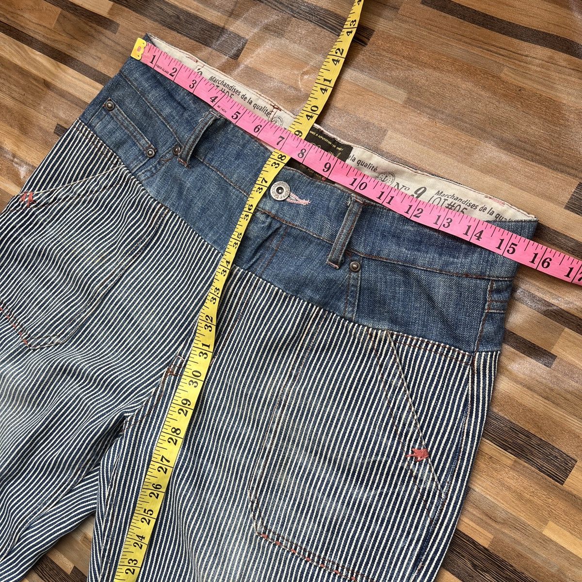Vintage - Lime Inc Lot 9 Hickory Distressed Denim Jeans - 3